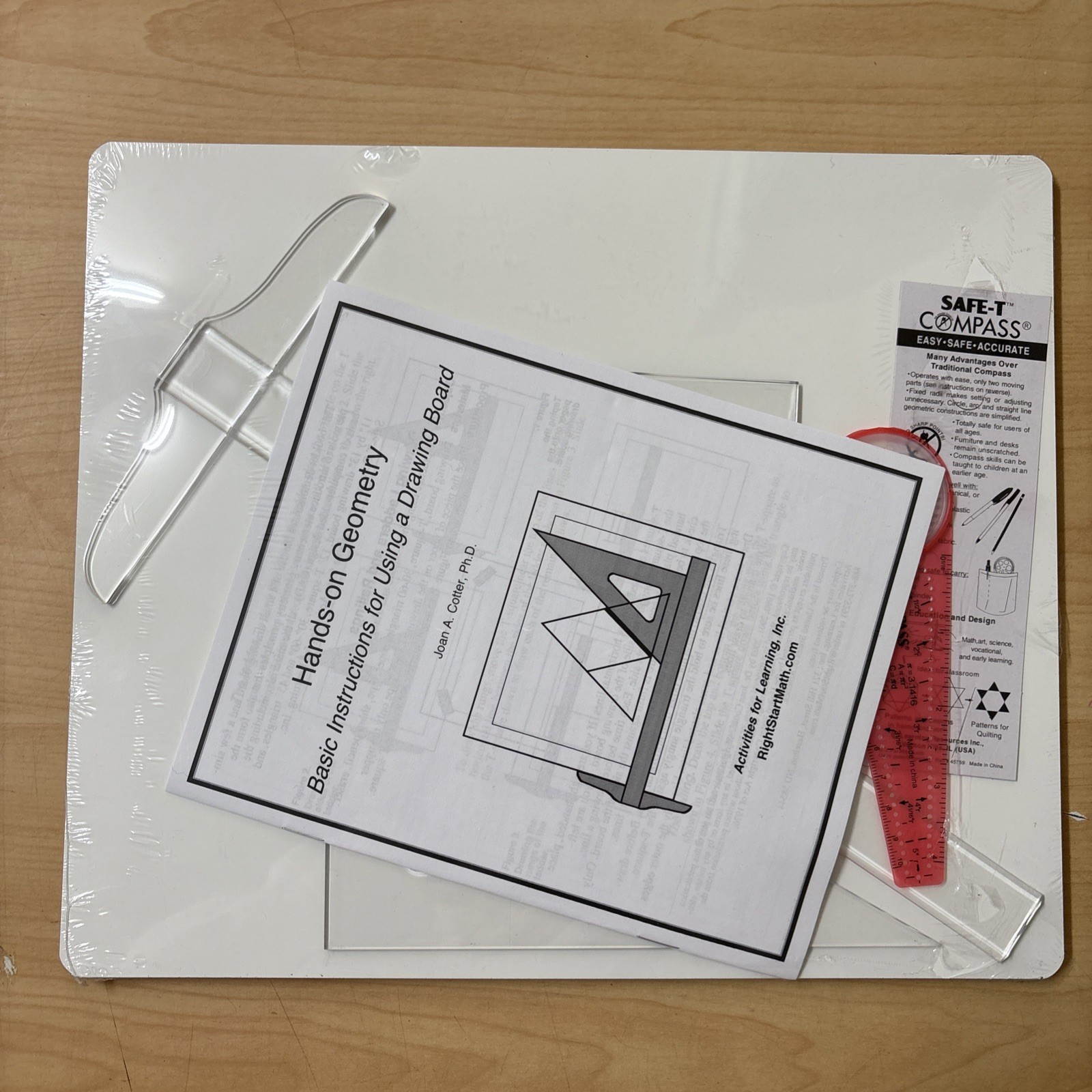 RightStart Math Level D Lessons Appendix Fraction Set Geometry Board 2nd Ed Lot