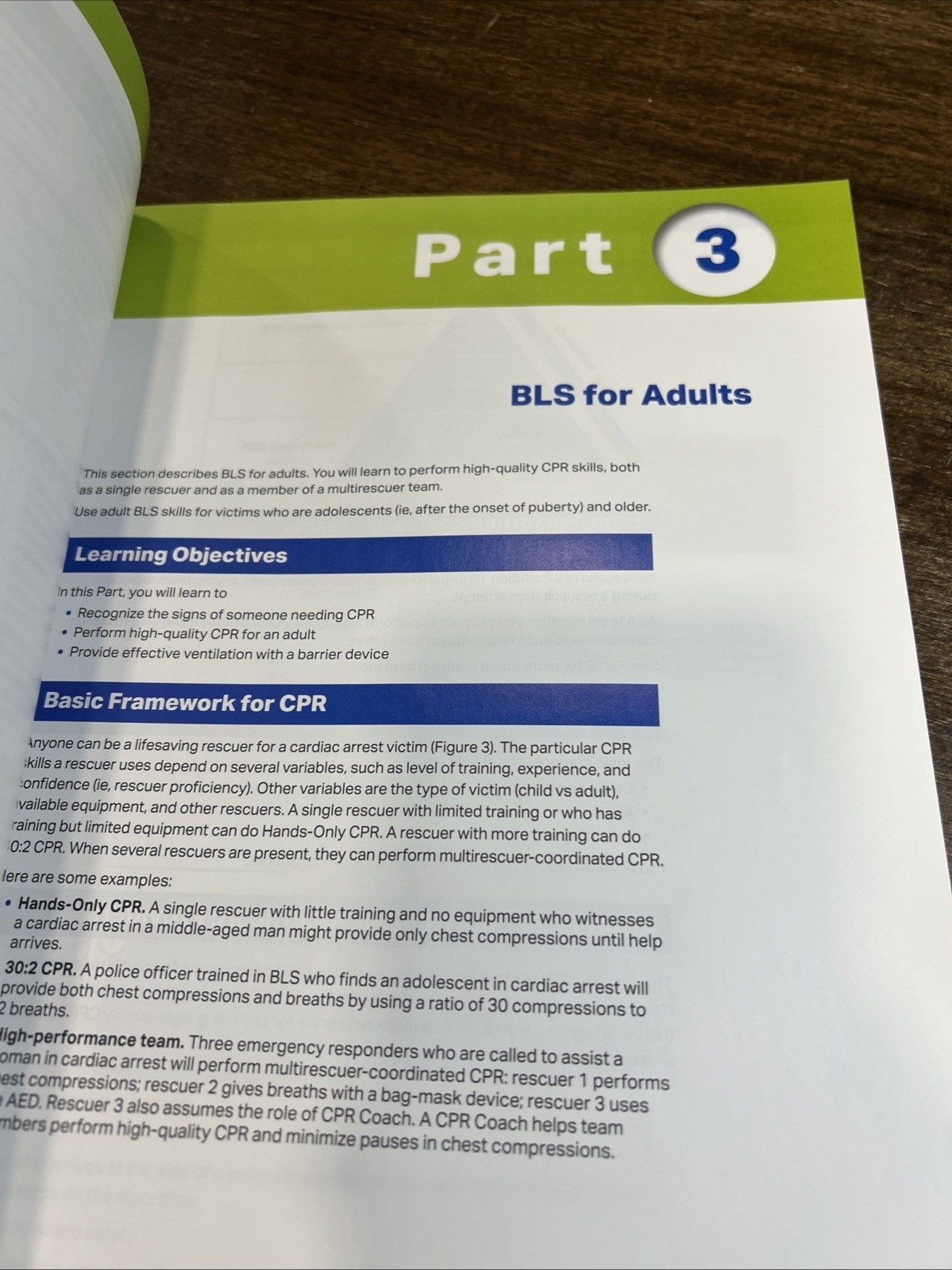 Basic Life Support Provider Manual -BLS- | American Heart Association