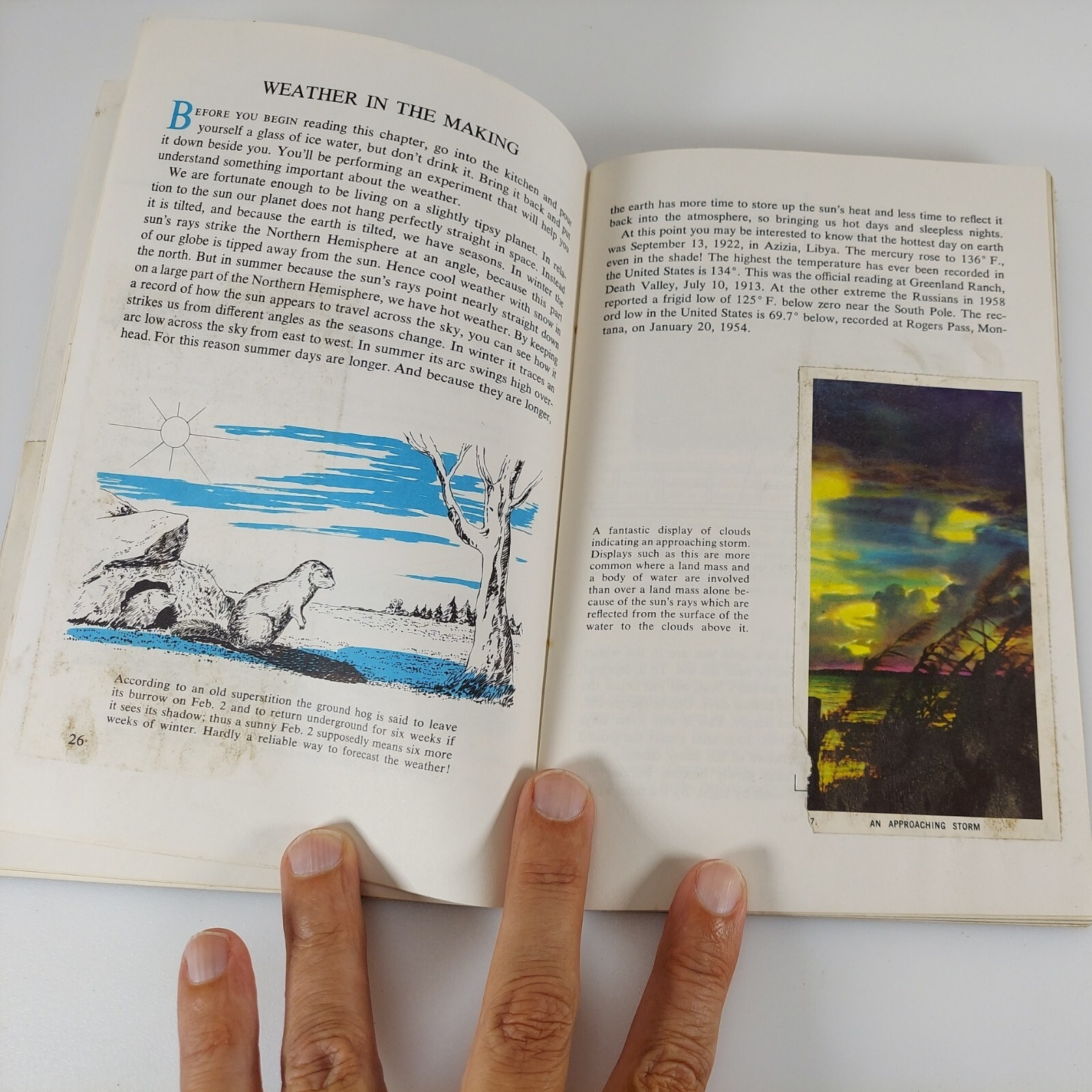 Science Service Weather Science Program Illustrated PB 1963 Doubleday