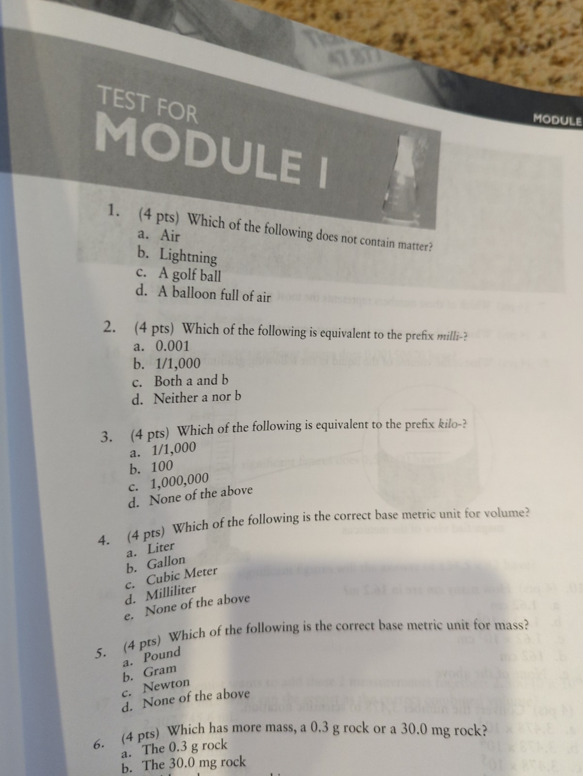 Apologia Solutions & TESTS for Exploring Creation with Chemistry 3rd Edition