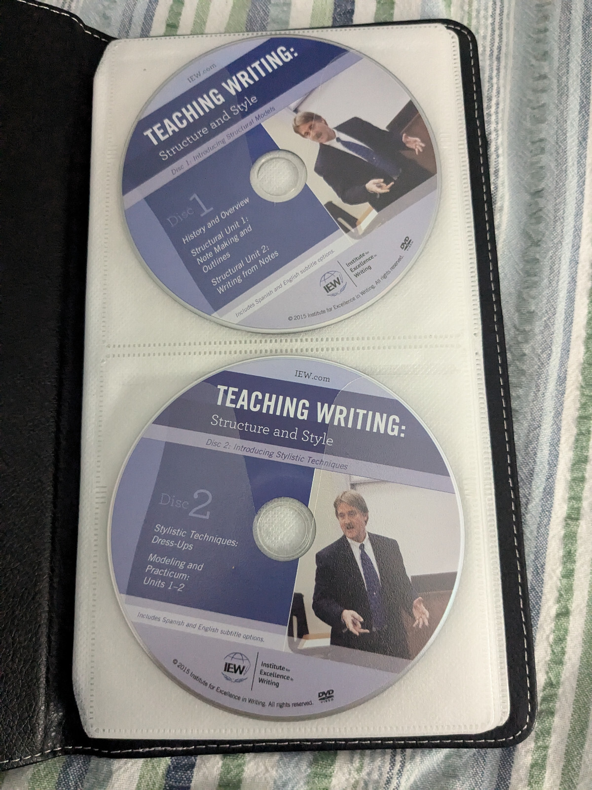 IEW Teaching Writing with Structure and Style Seminar Replacement DVDs #2 to #12