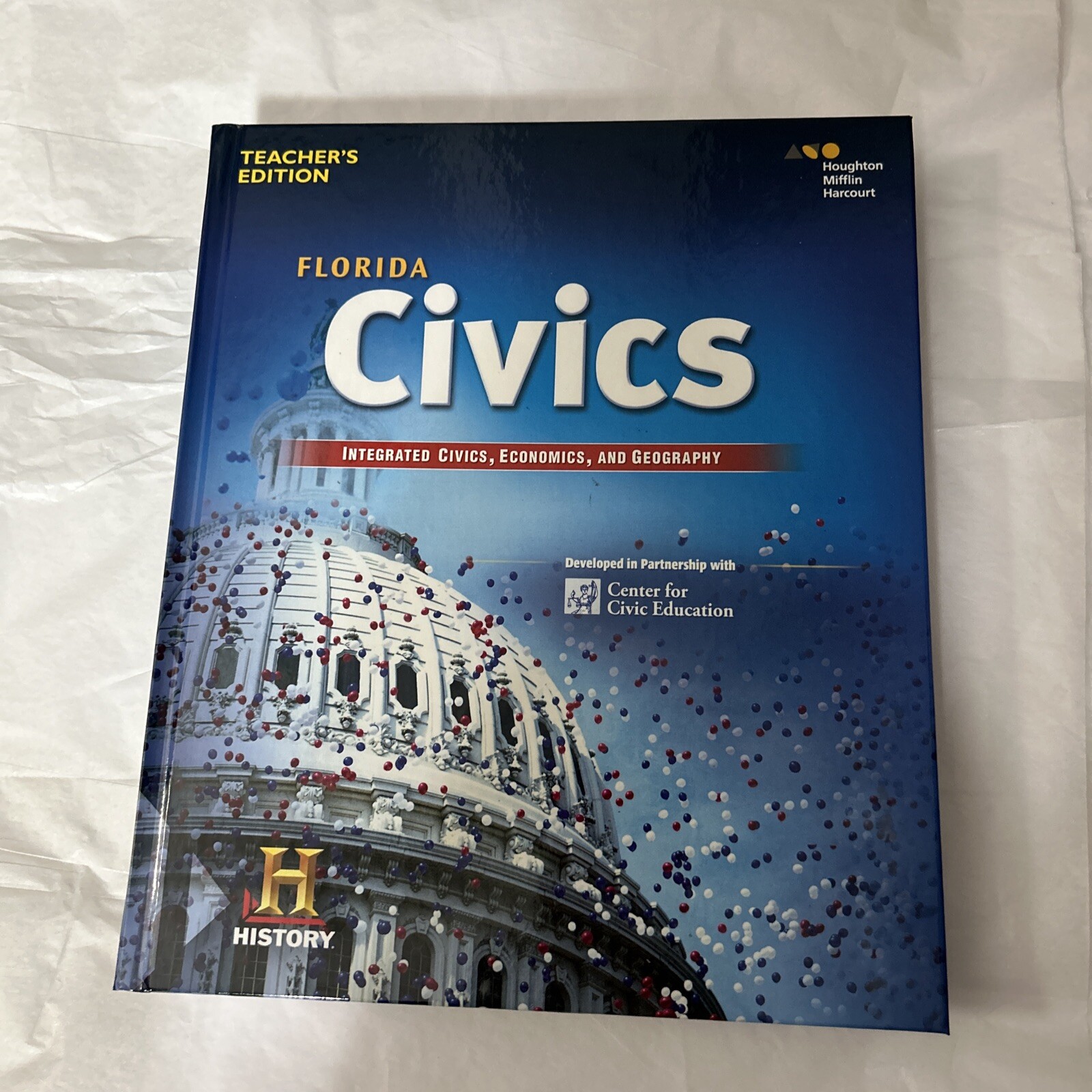 HMH Civics Florida TEACHER EDITION By Pitts – Hardcover NEW