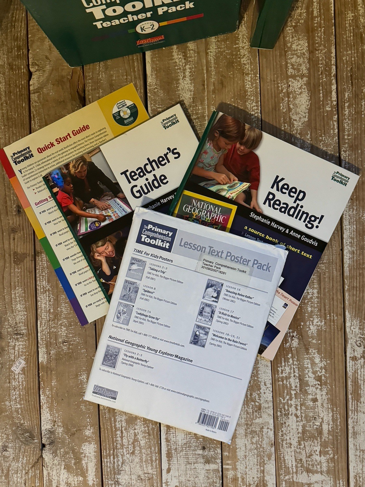 The Primary Comprehension Toolkit TEACHER PACK Grades K-2 COMPLETE SET!