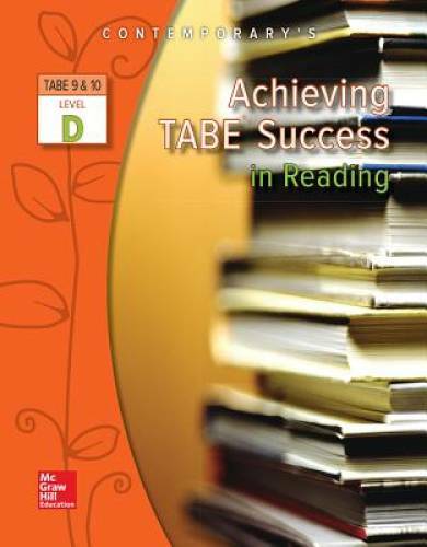 Achieving TABE Success In Reading, Level D Workbook (Achieving TABE Succe – GOOD
