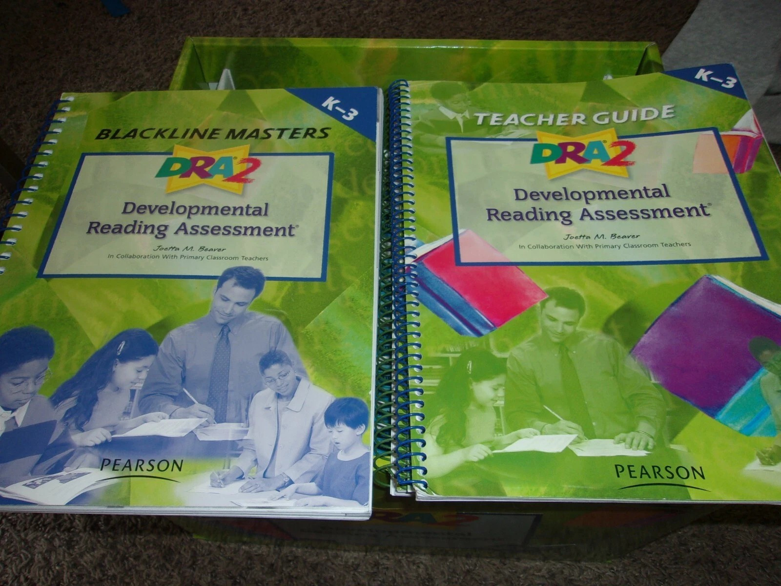 DRA2 Developmental Reading Assessment DRA 2 Grades K-3 Boxed SET Books Discs