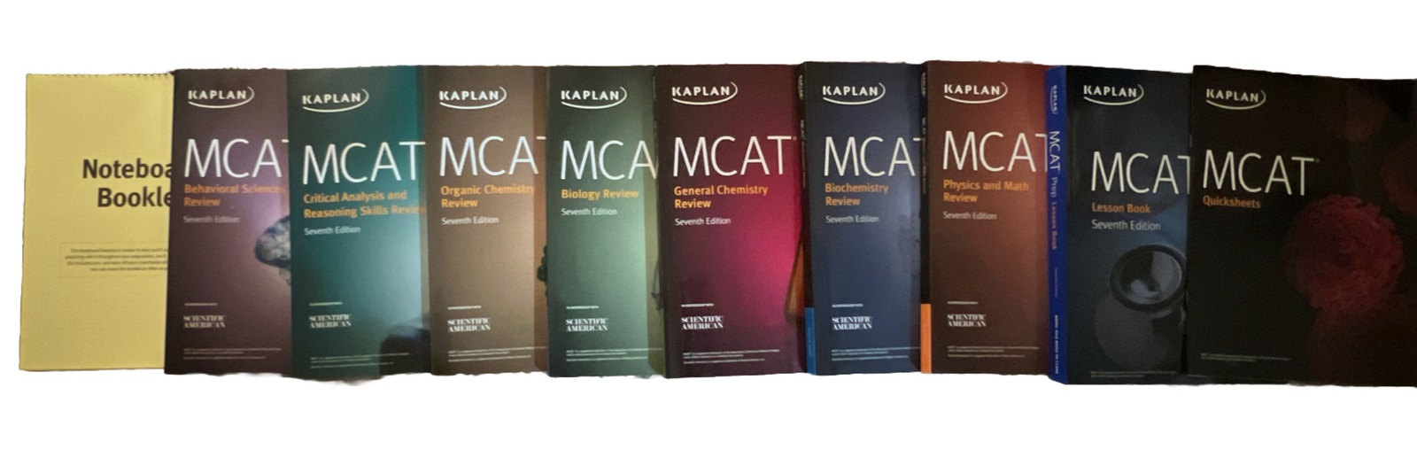 Kaplan MCAT Prep 7 Book Set, Seventh Edition