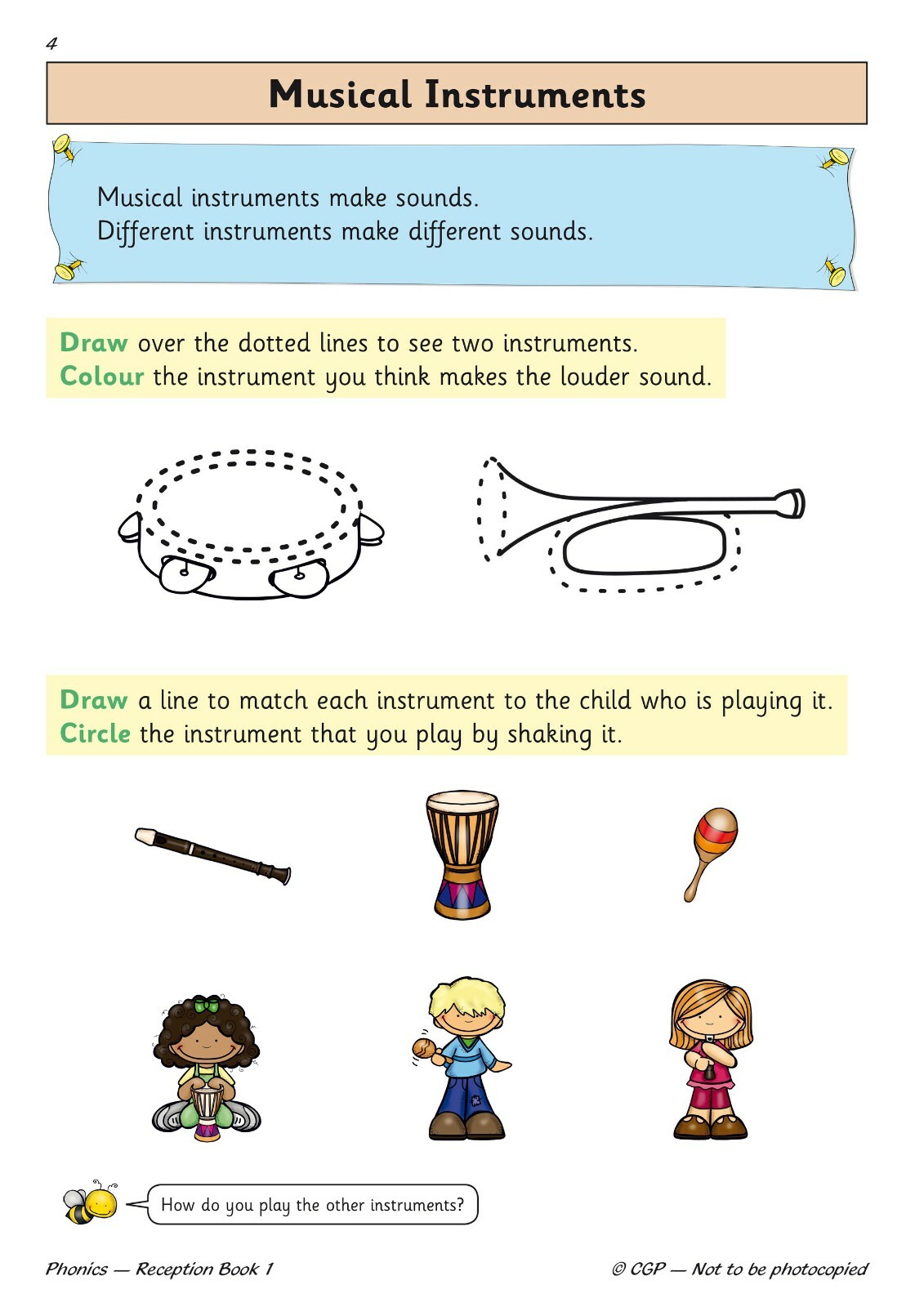 Reception Ages 4-5 Essentials Workbook Maths English Phonics Handwriting CGP