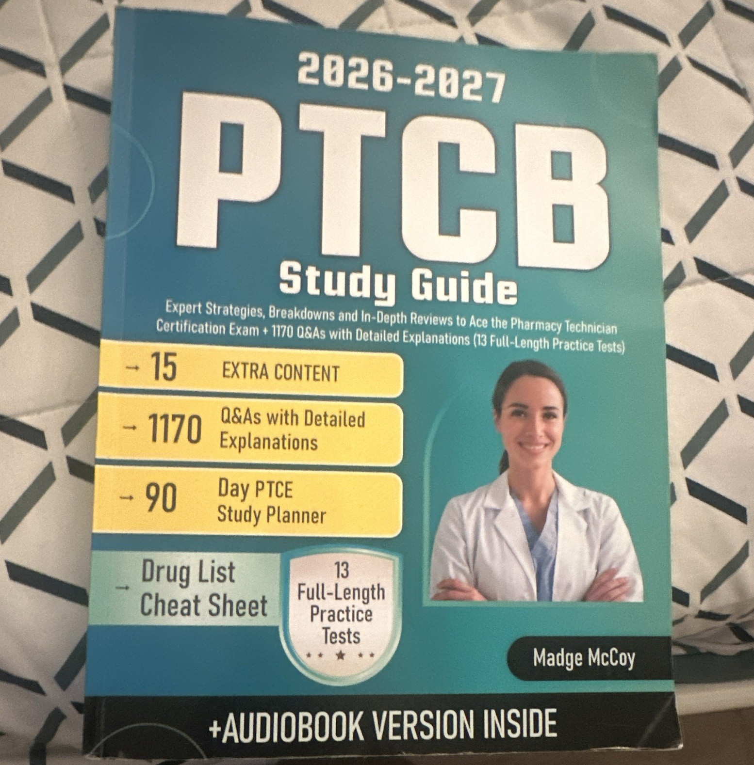 PTCB Study Guide 2026-2027 by Madge McCoy Paperback Advanced, Audiobook