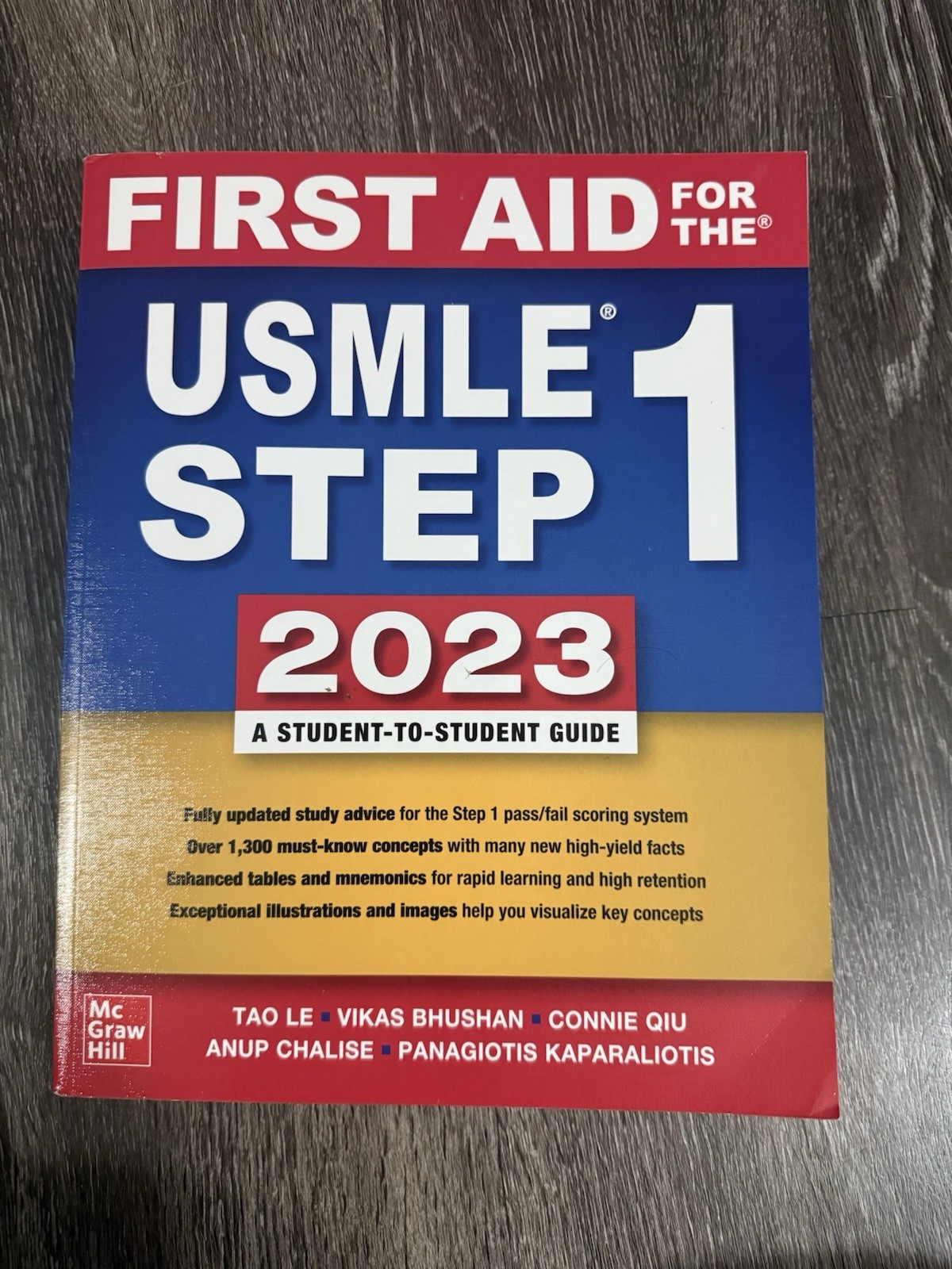 First Aid for the USMLE Step 1 2023 Study Guide Medicine by Tao Le McGraw Hill