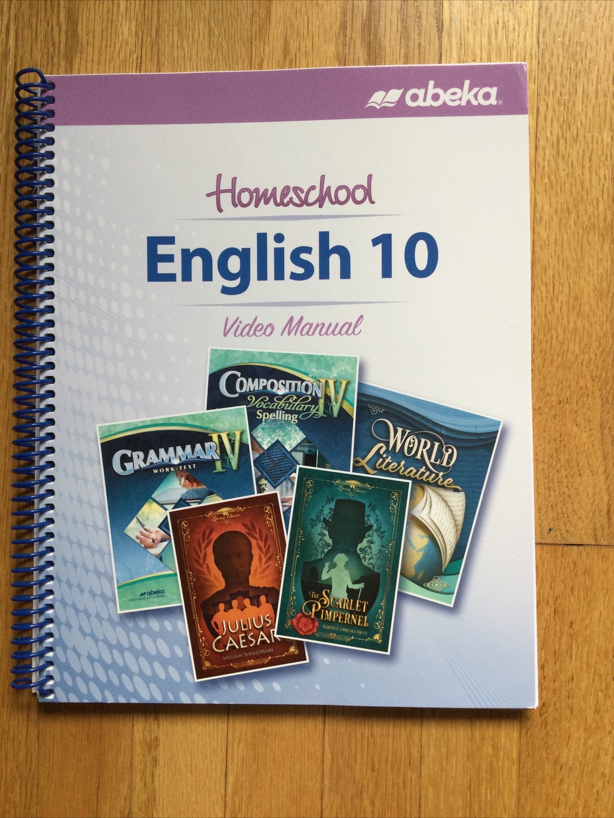 Abeka English Grade 10 Video Manual Daily Lesson Guide Current