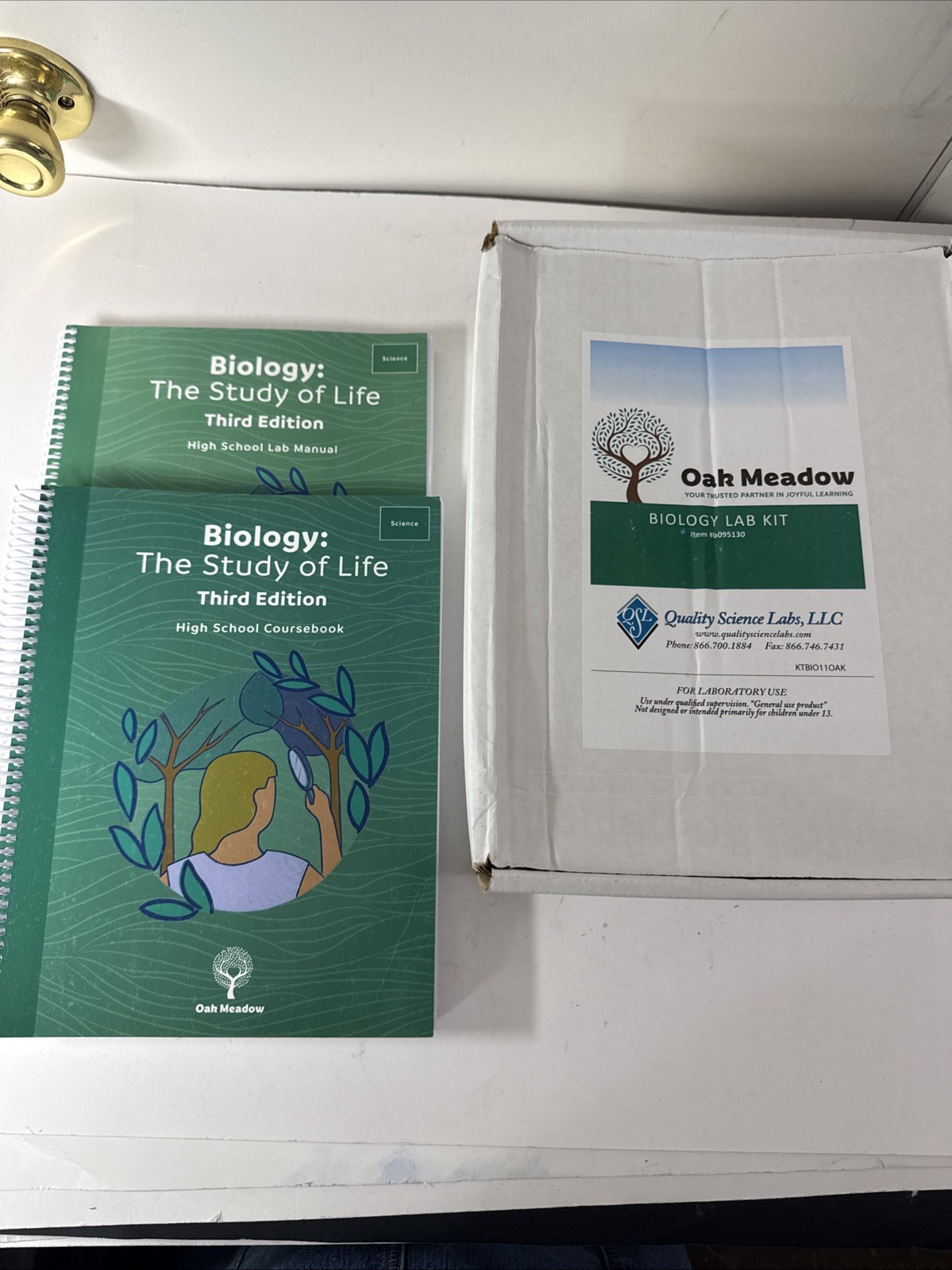 Oak Meadow Biology Third Edition 2025 Versions, Complete Lab Kit