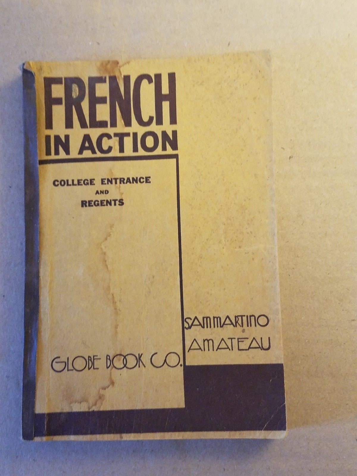 French in Action by Peter Sammartino 1936 Paperback