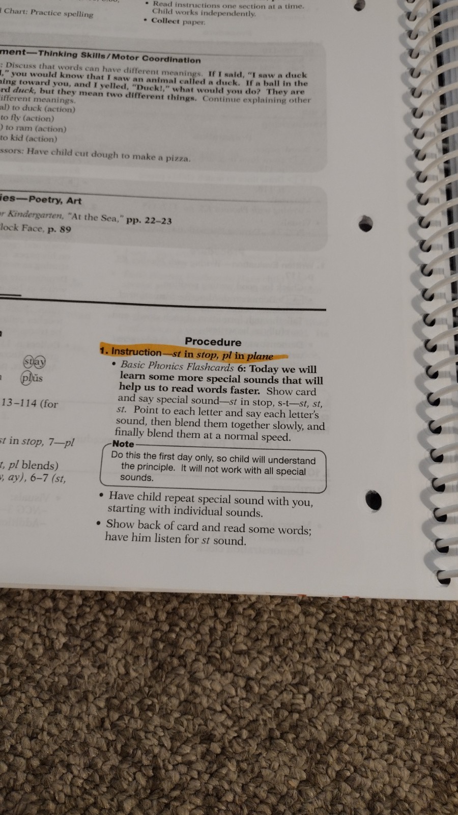 Abeka K5 Lesson Plans