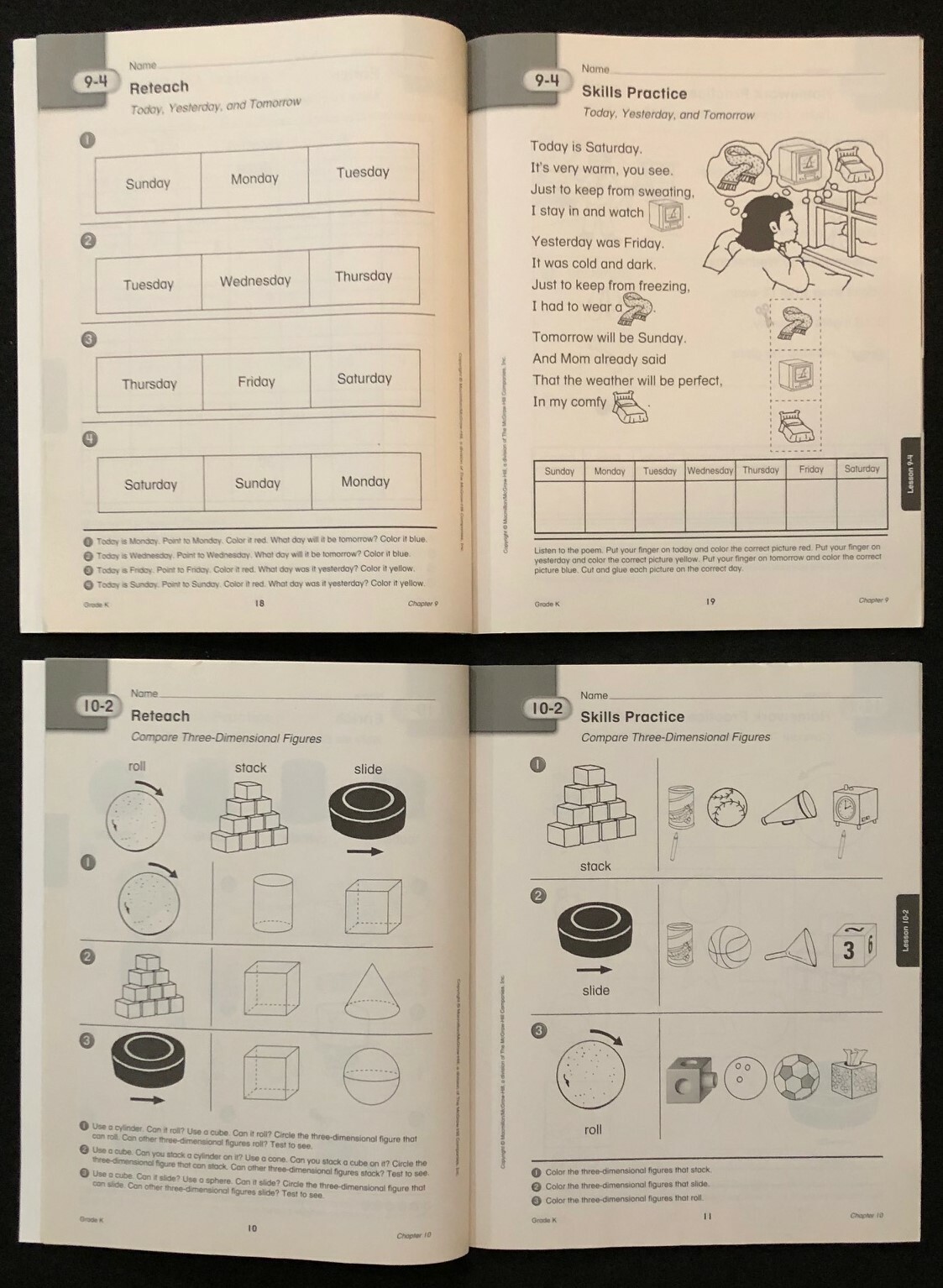 Kindergarten- MY LEARNING STATIONS Differentiated Math Instruction Program(2013)