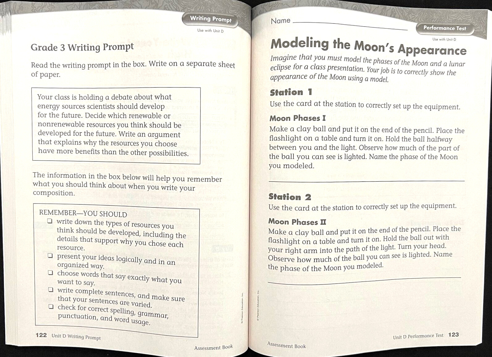 3rd Grade -SCIENCE -ASSESSMENT BOOK – TEACHER EDITION – DIAMOND (2008, Foresman)