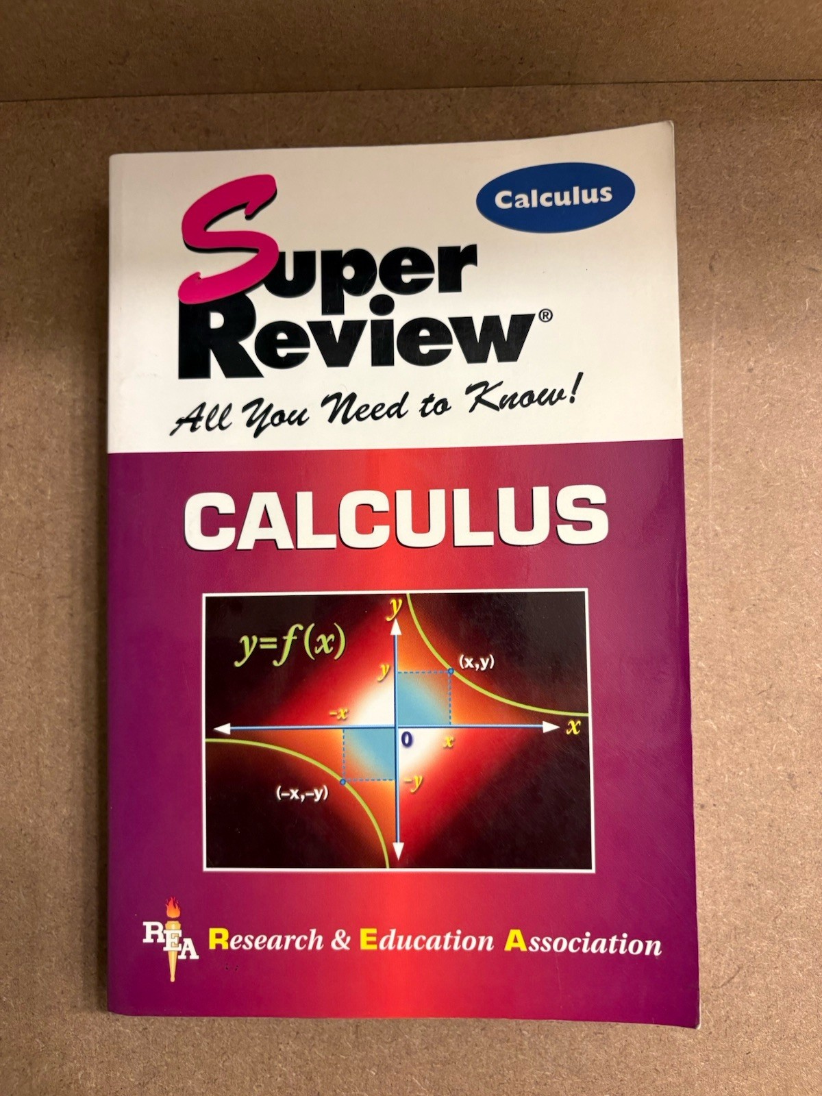 Super Review Calculus Study Guide, Research & Education Assoc., 2002, Paperback