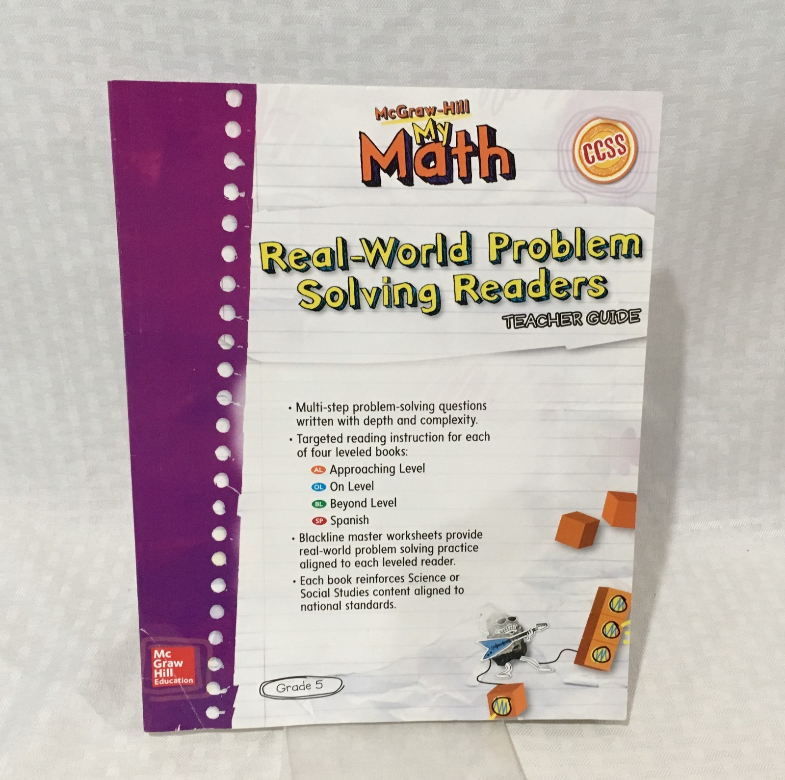 MCGRAW HILL / MY MATH 5 GR / REAL WORLD PROBLEM SOLVING READERS / TEACHER GUIDE