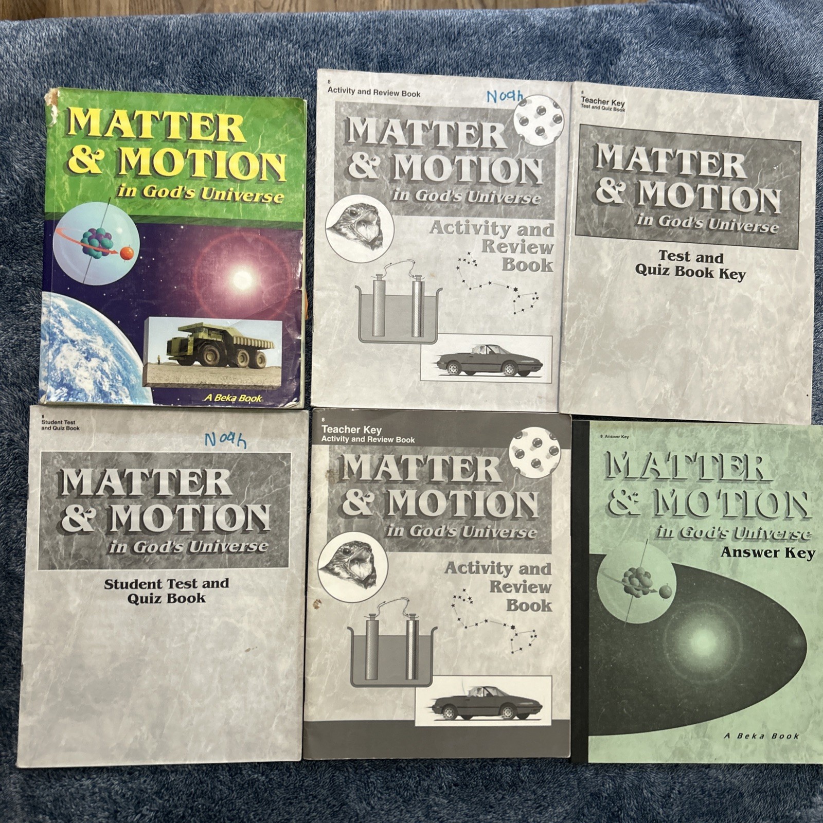 Matter & Motion. In Gods Universe 6 book set. A Beka Book