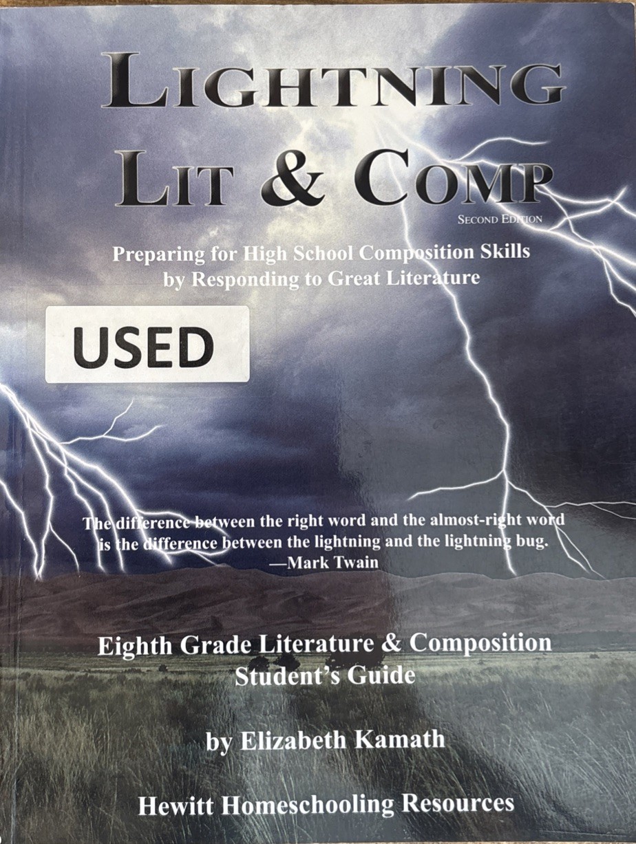 Lightning Literature & Composition Grade 8 Eighth Teacher Student 2-book set