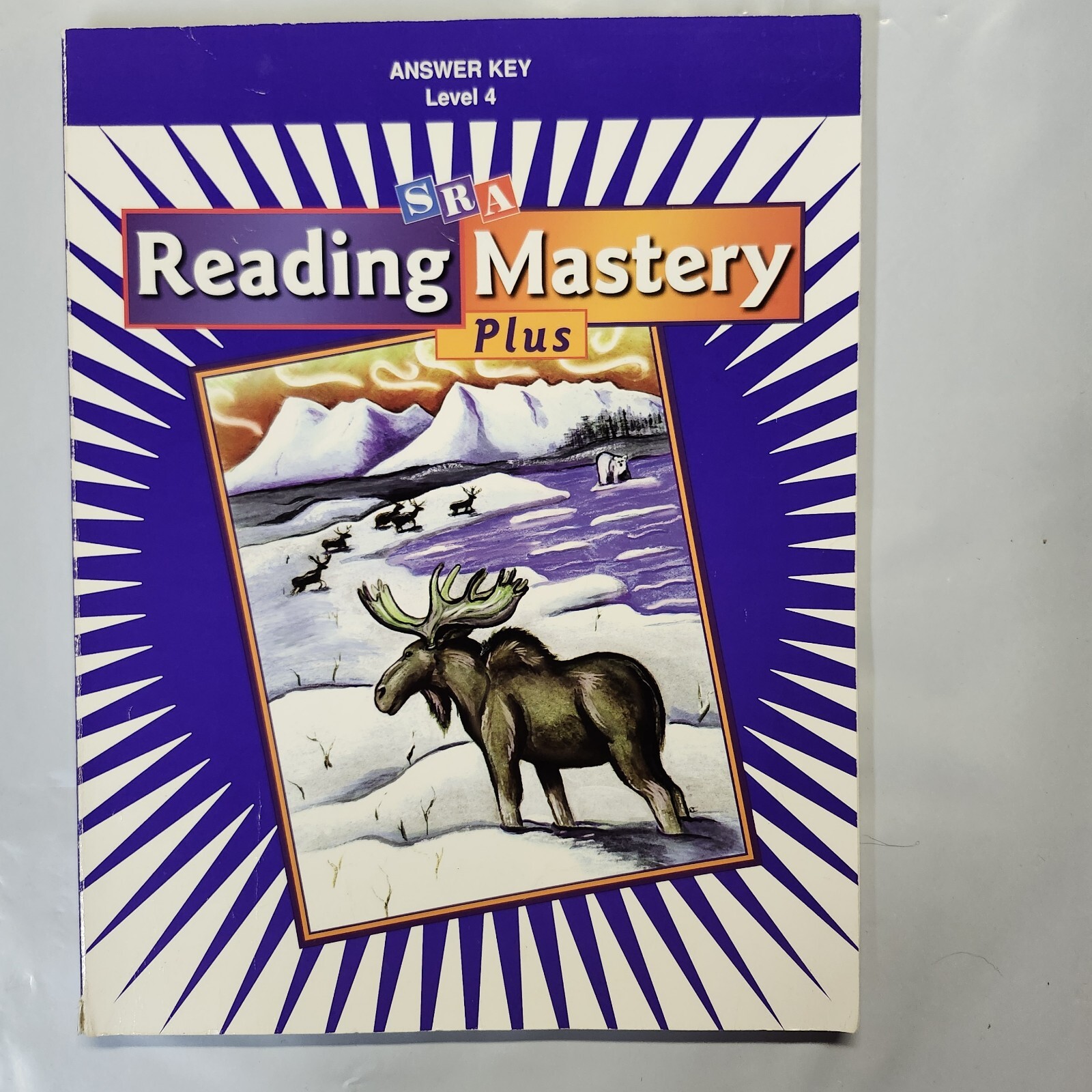 SRA Reading Mastery Plus / Level 4 Teacher’s Guide/Answer Key/Workbook + VG!
