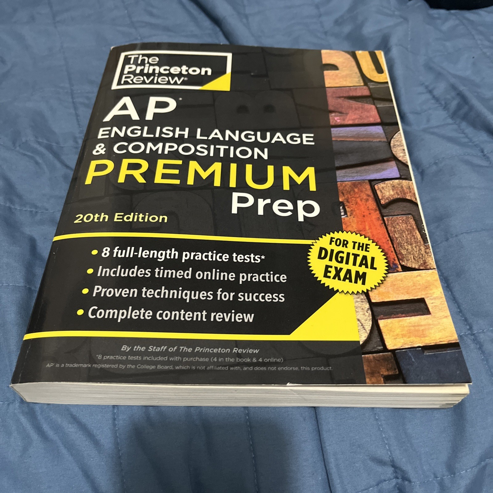 Princeton Review AP English Language & Composition Textbook 20th Edition