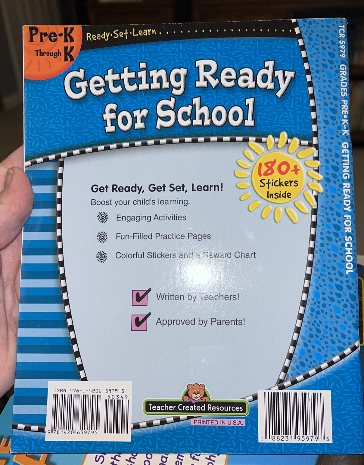Getting Ready for School Ready Set Learn Prek-K. & First Words Good Grades K NEW