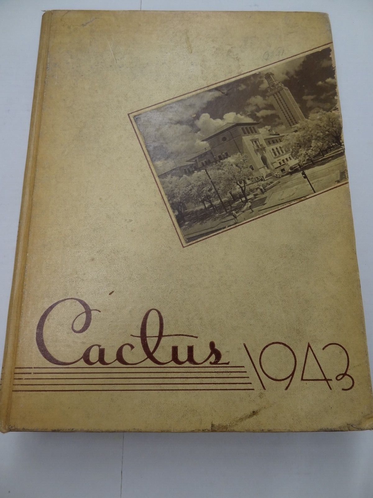 The University of Texas Austin Texas Cactus 1943 Yearbook as Shown
