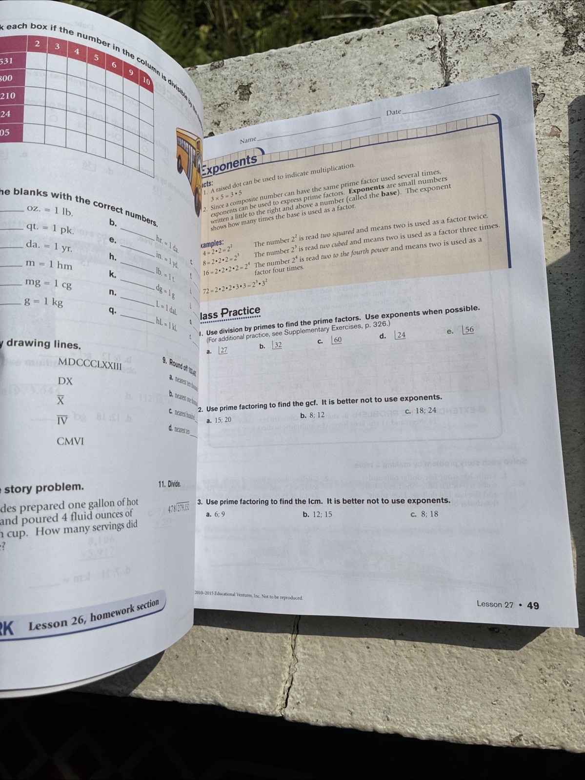 Abeka Arithmetic Work Text 6 Fourth Edition, Answer Key, Teacher Quiz, Test Key
