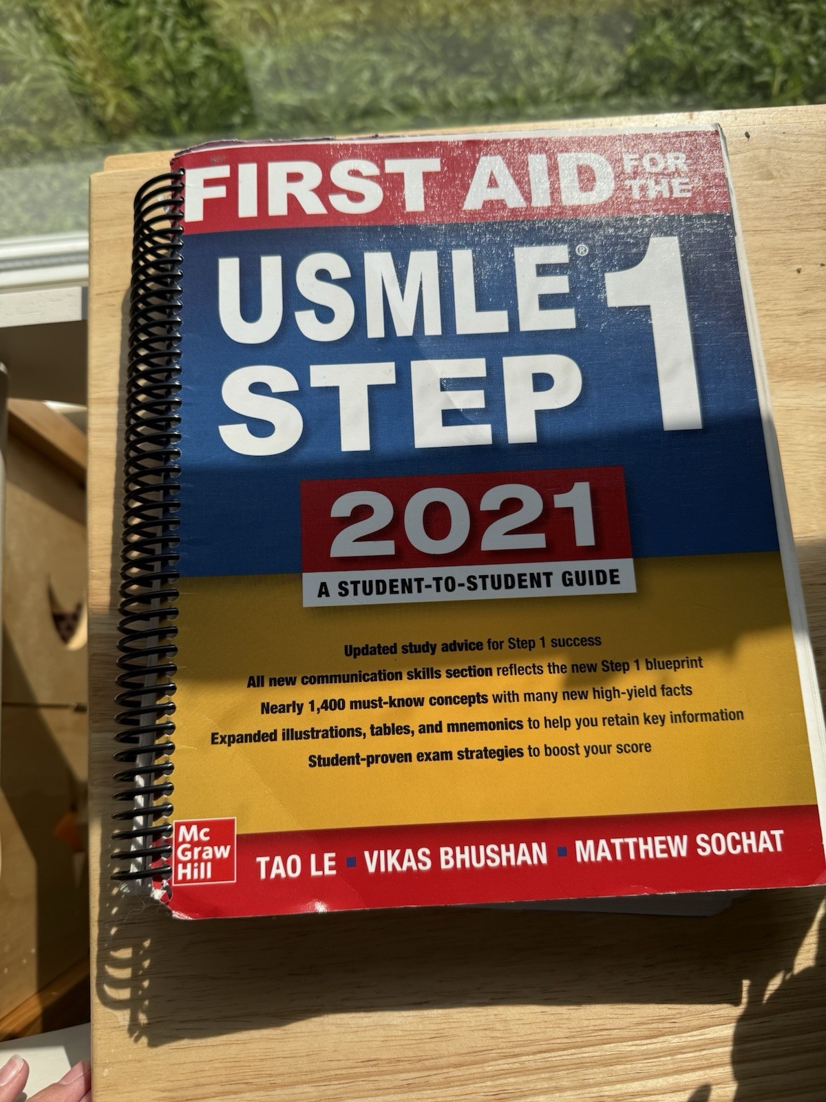 First Aid USMLE Step 1 2021 McGraw Hill Spiral Bound Medical School Review