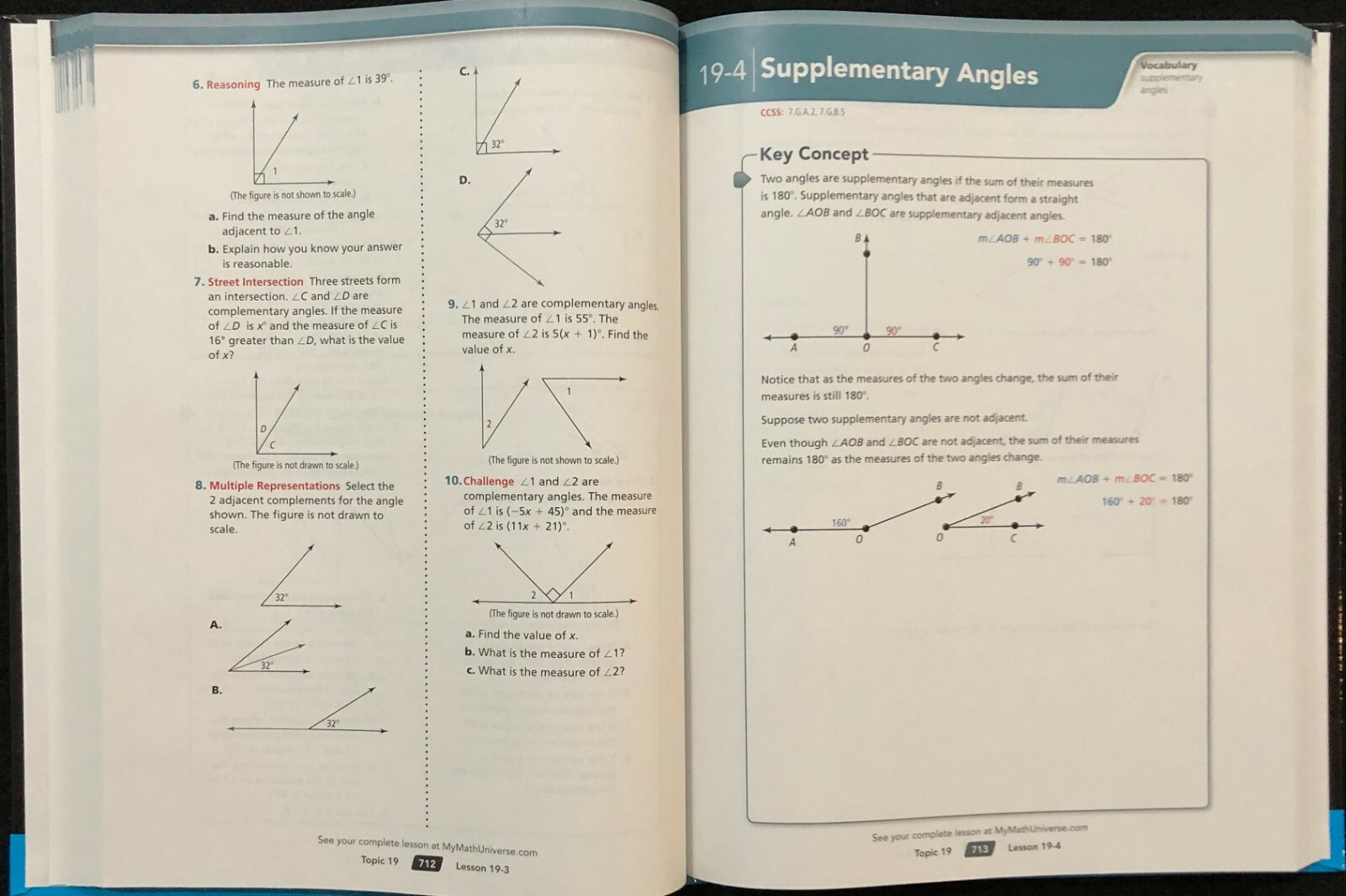 7th Grade (Accelerated) DIGITS MATH – Homework Helper Volume 2 (2014, Hardback)
