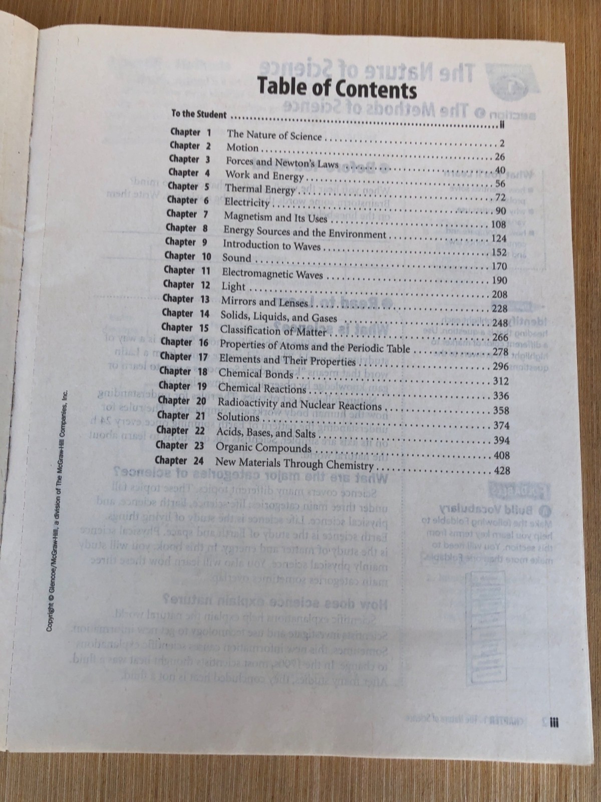 Reading Essentials For Glencoe Physical Science Grade 9-12 Interactive Student T