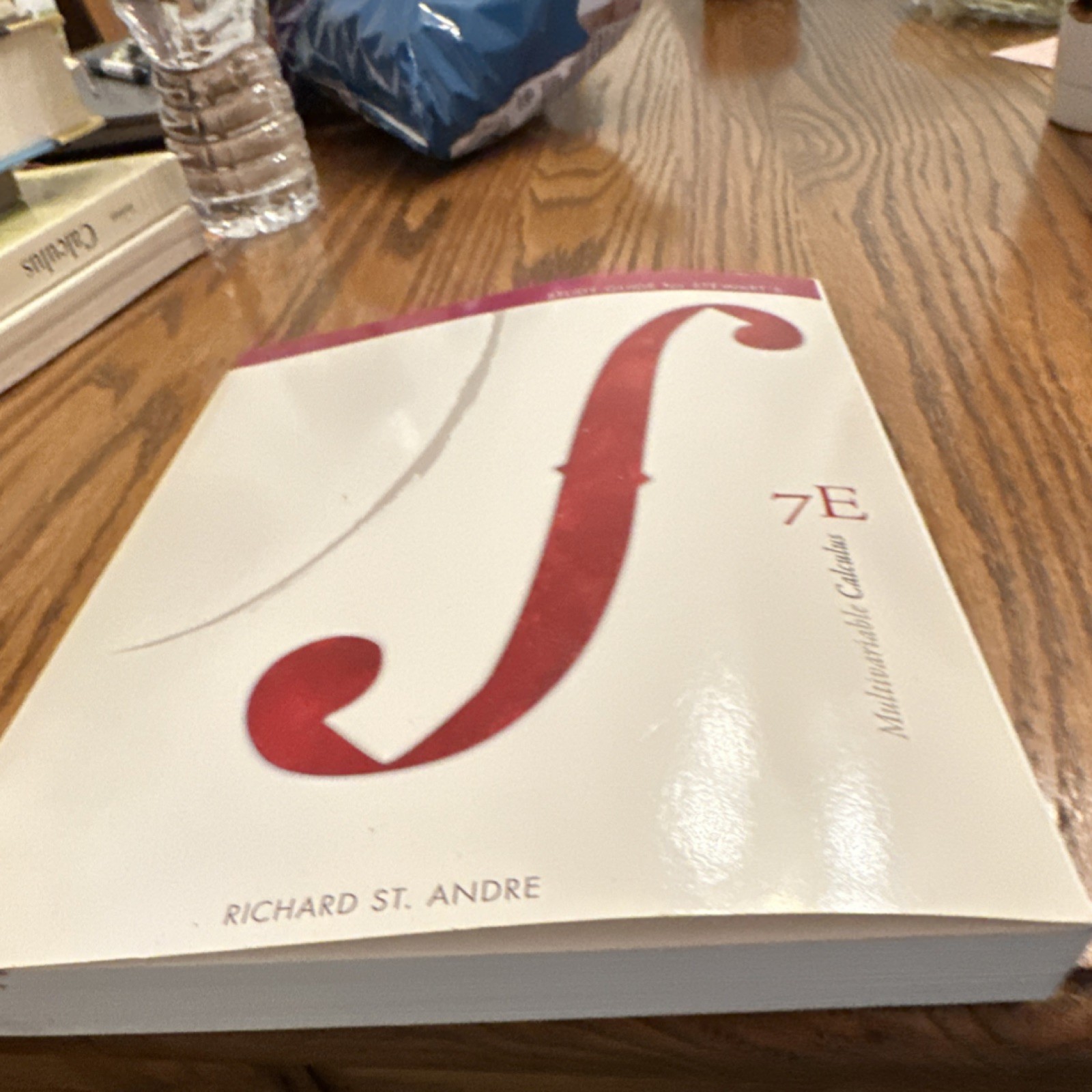 Brooks/Cole Study Guide Stewart Multivariable Calculus 7th Ed Richard St. Andre