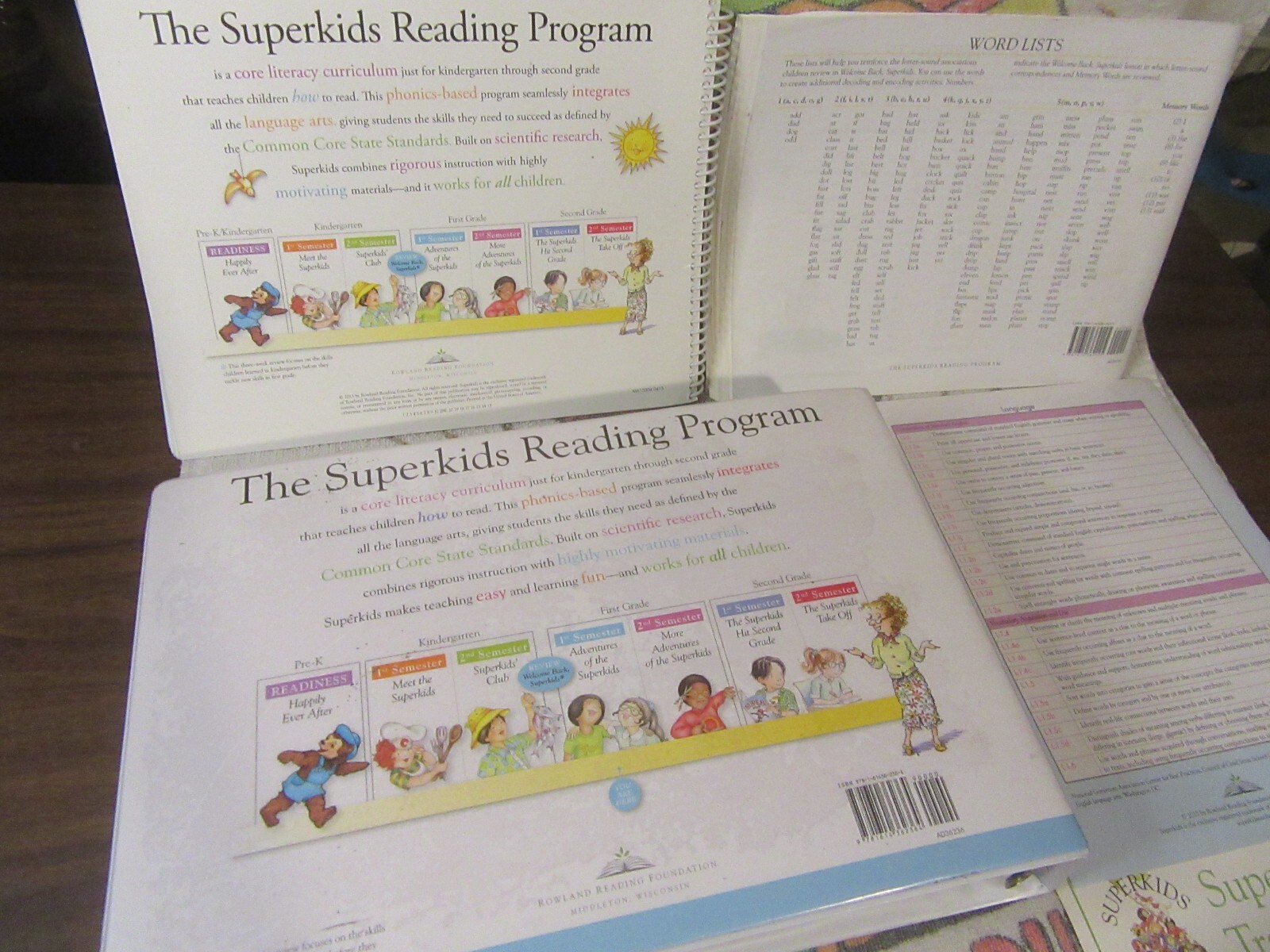 Rowland Reading Program / Superkids Teachers Manuel & Materials