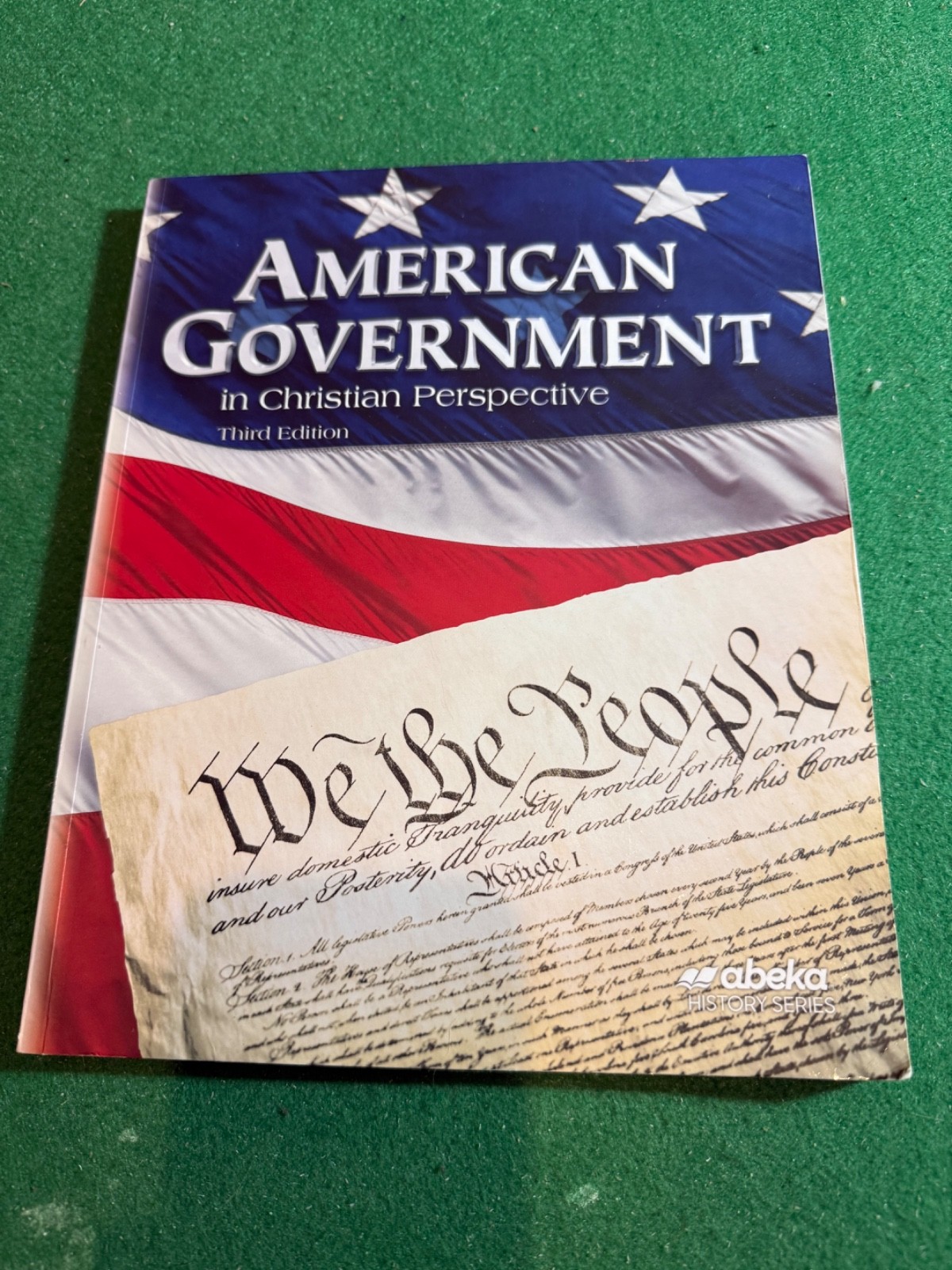 Abeka American Government Books 12th Grade