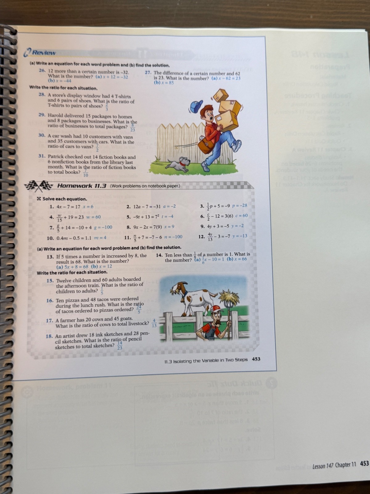 Abeka Intermediate Mathematics Work-Text 7th Grade Teacher Edition Vol 2