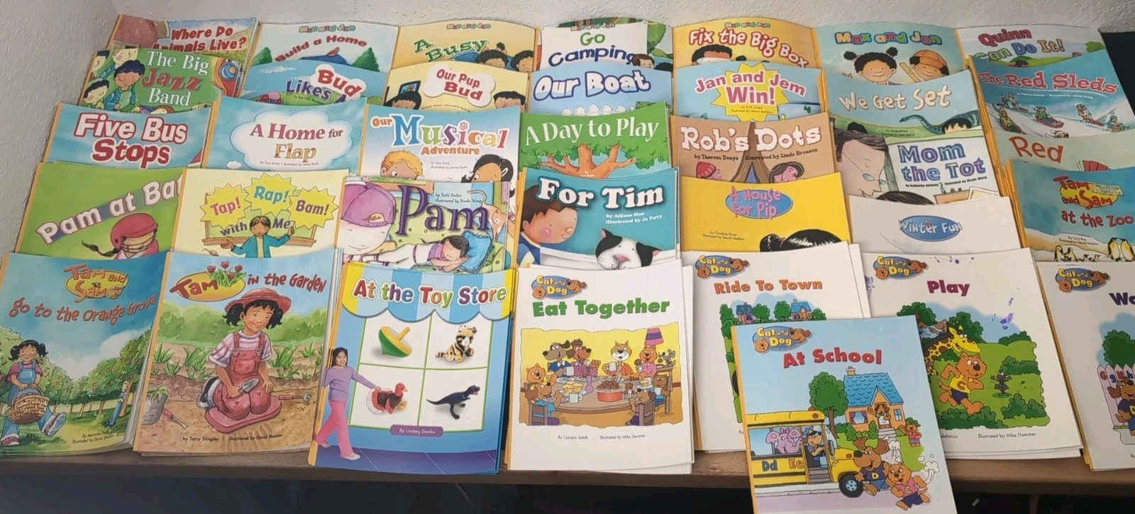 Set Of Scott Forsman Kindergarten Student Readers 36 Titles / 170 Books Teaching