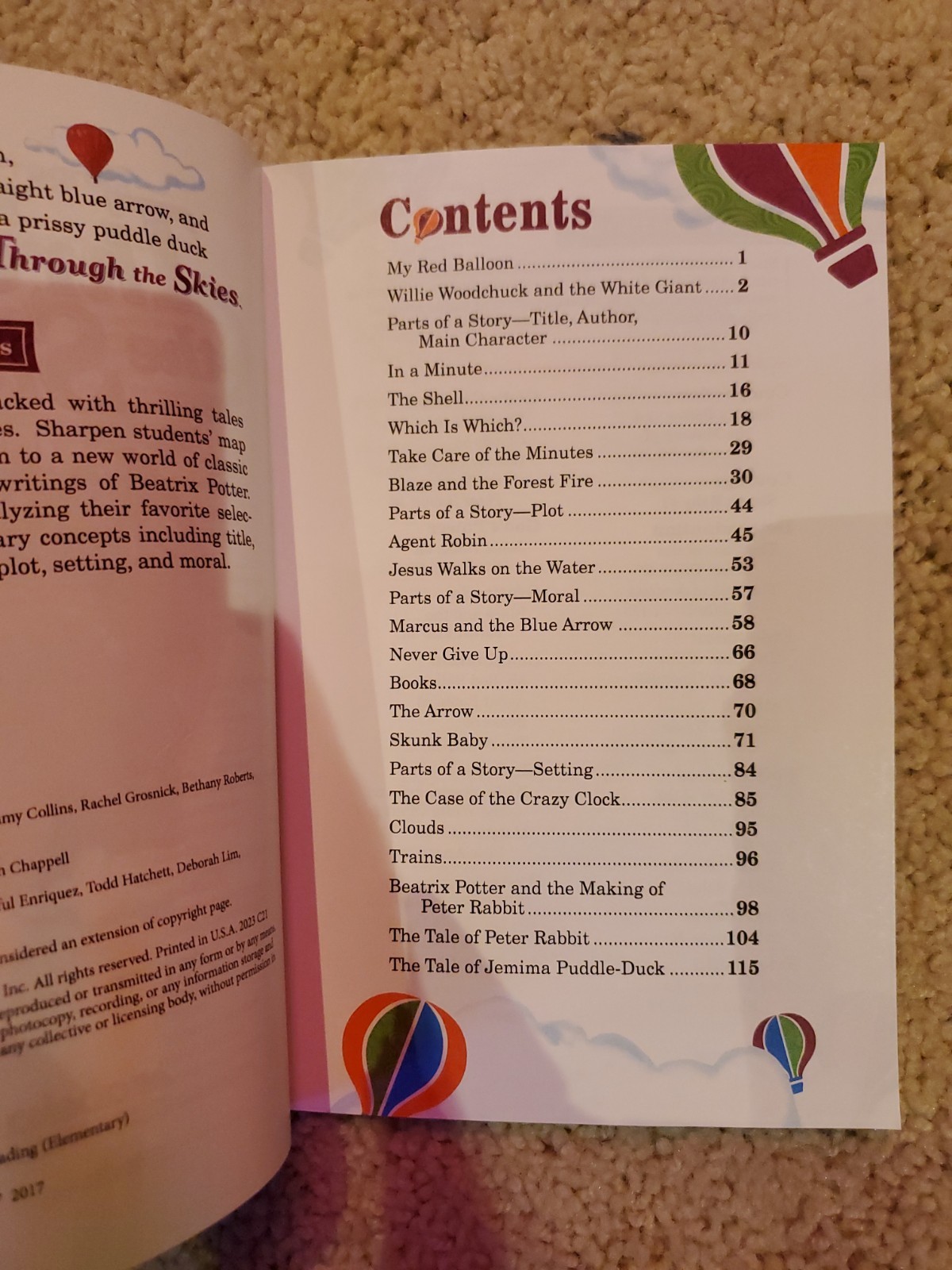 Abeka Academy Reading Program Book Grade 2nd Through the Skies 2e
