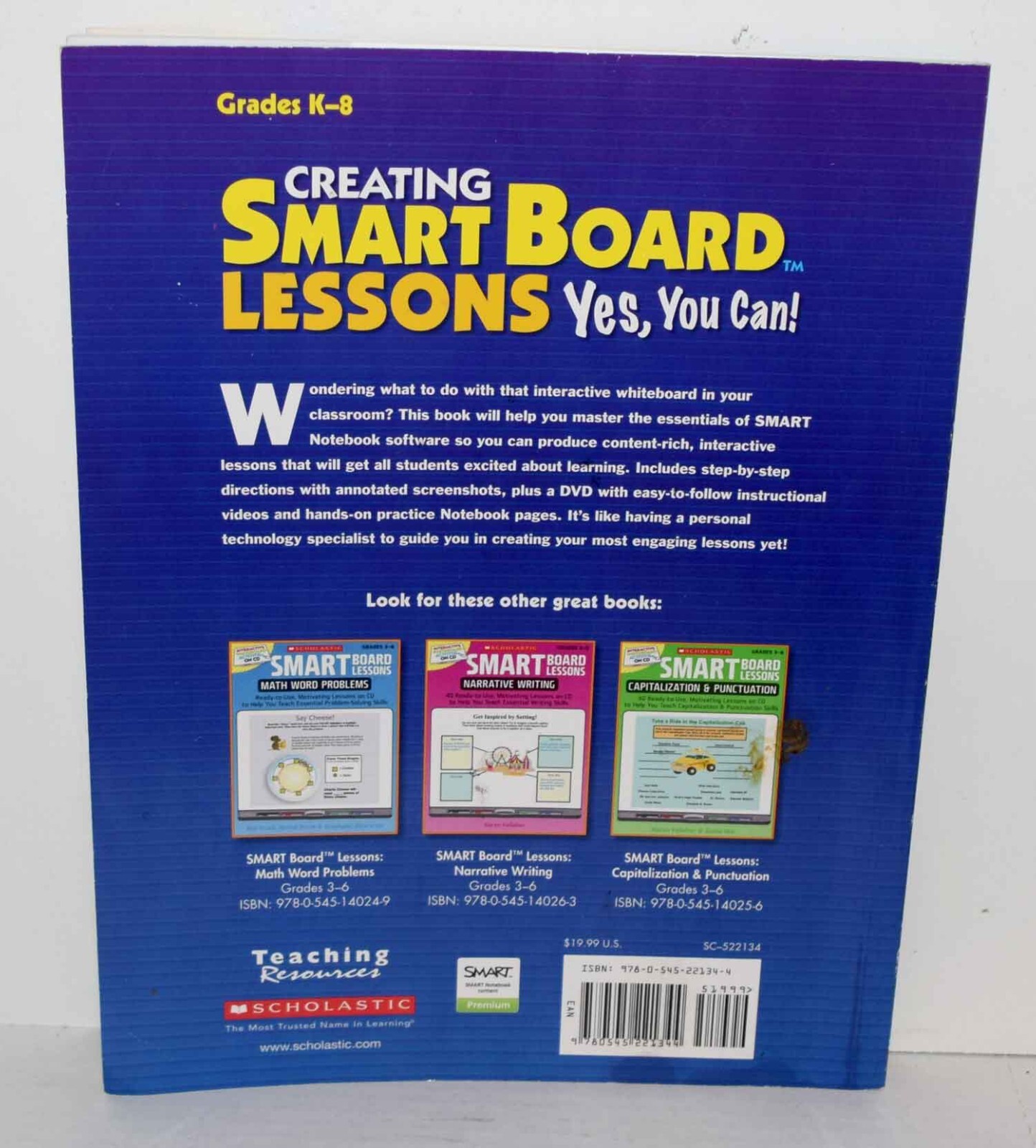 Scholastic Smart Board Lessons with DVD