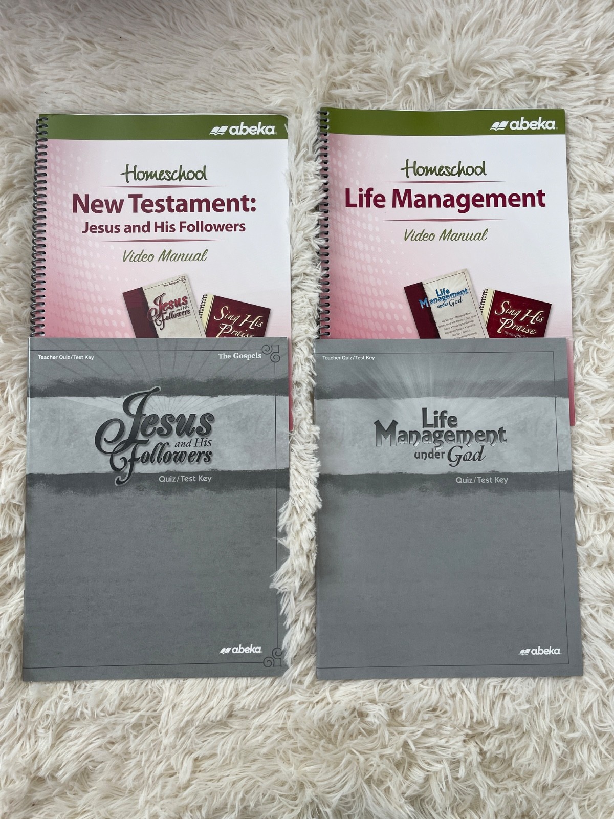Abeka high school Bible Curriculum Jesus and his followers Life Management
