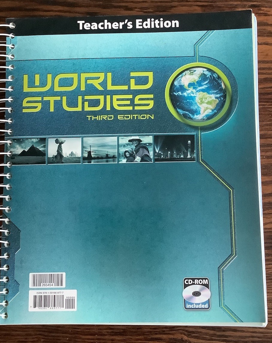 BJU Press World Studies Third Edition Teacher’s Edition