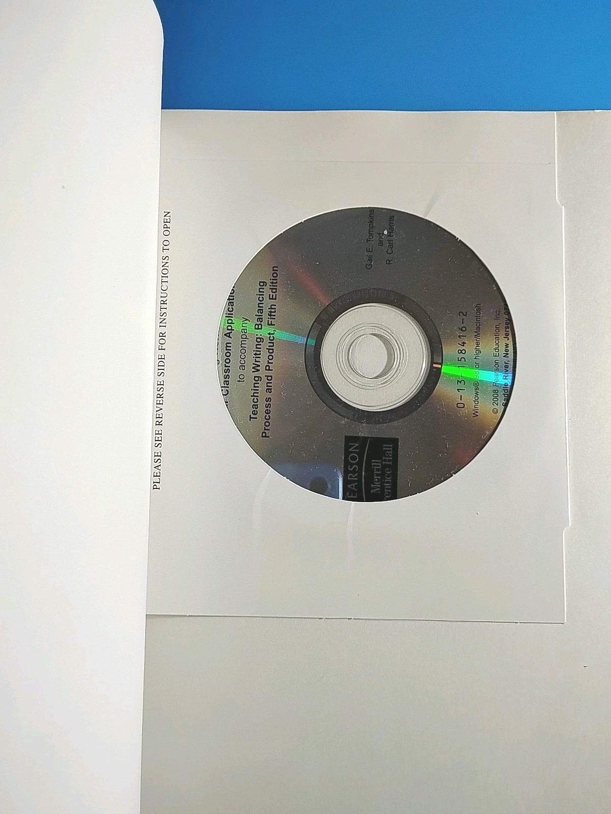 Teaching Writing Balancing Process and Product Fifth Edition NEW CD enclosed