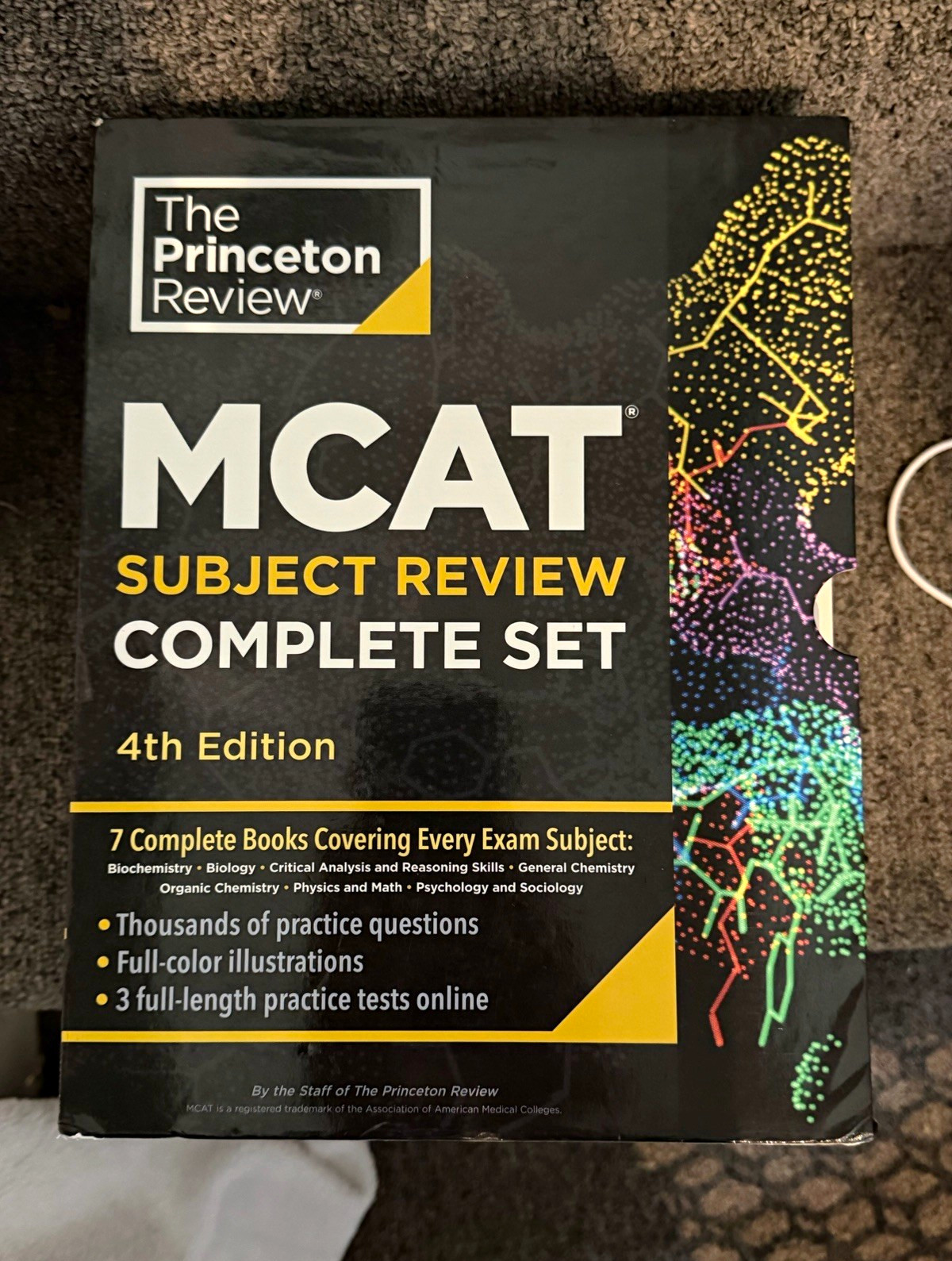 The Princeton Review MCAT Subject Review Complete Set 4th Ed 7-Book Box Set 2018