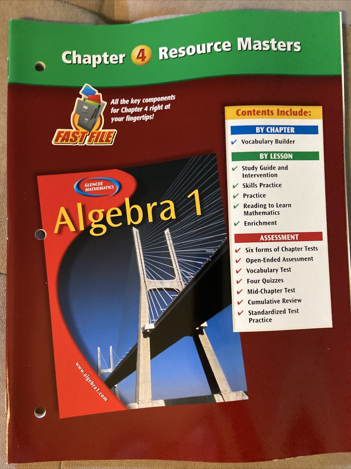 Algebra 1 Chapter 4 Resource Masters