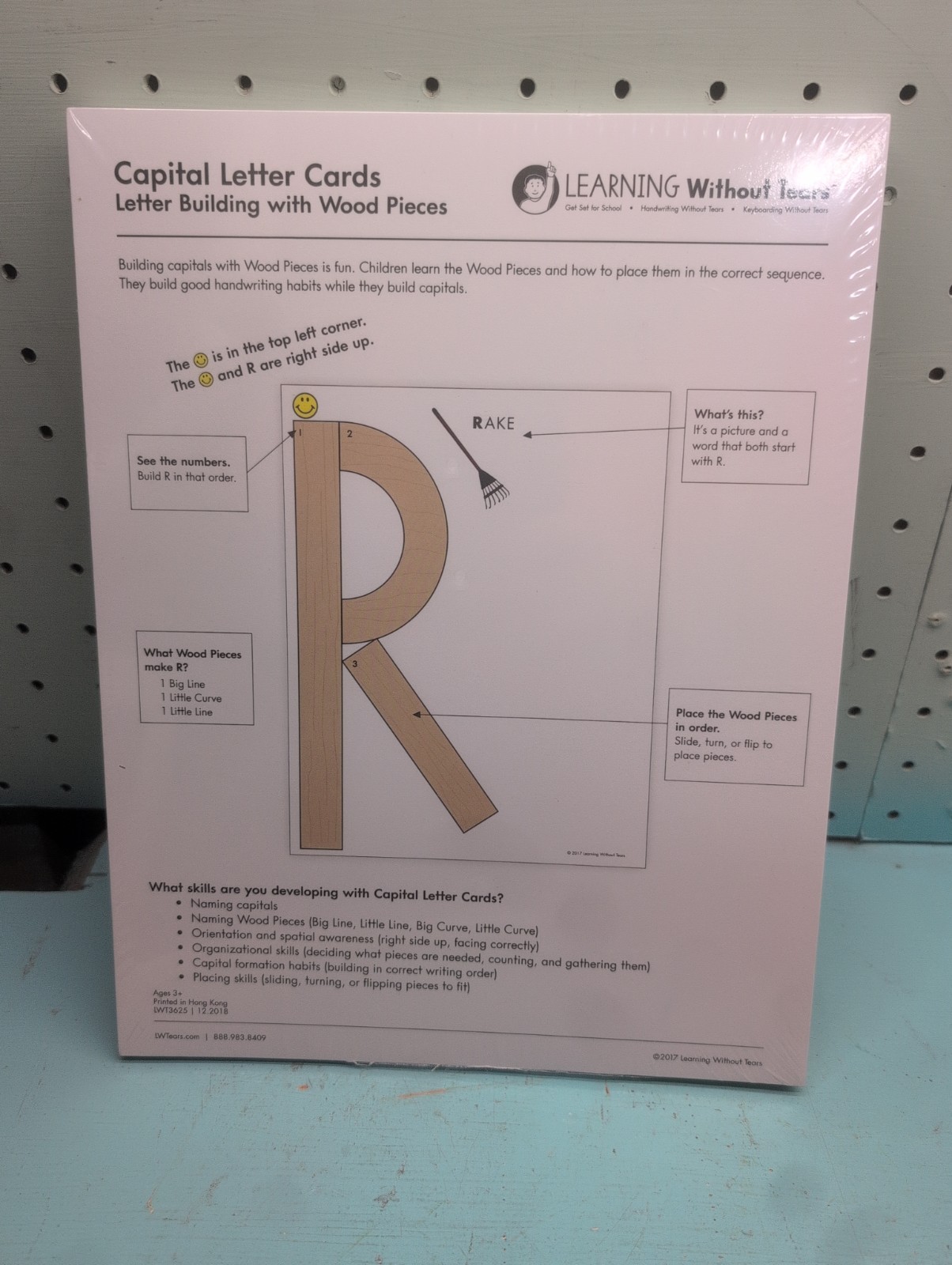 2017 Learning without Tears Laminated Capital Letter Cards (Factory Sealed!)