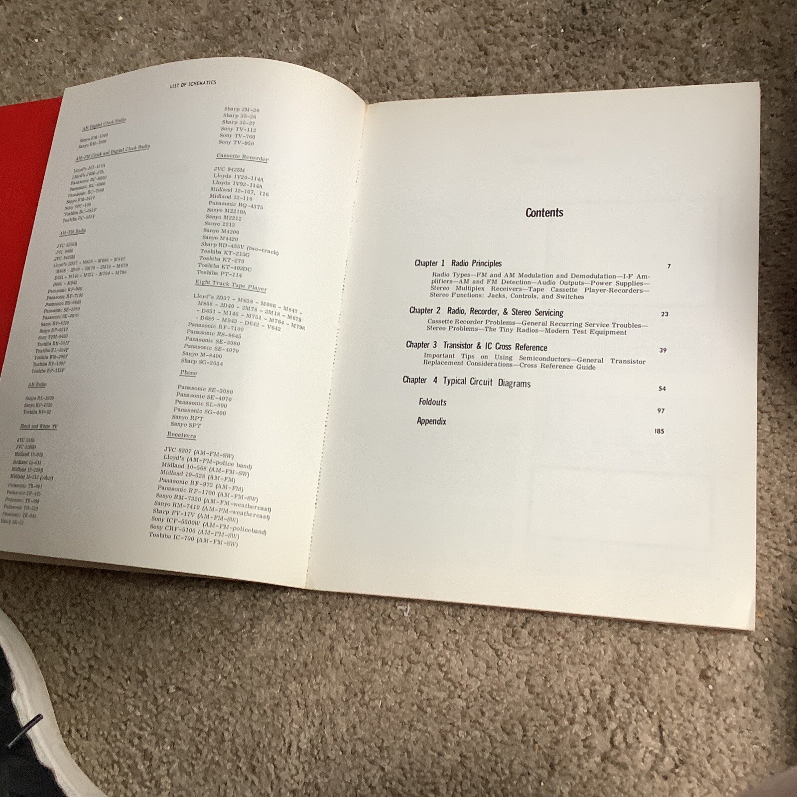 Japanese Consumer Electronics Schematic/Servicing Manual 1974 1st Ed