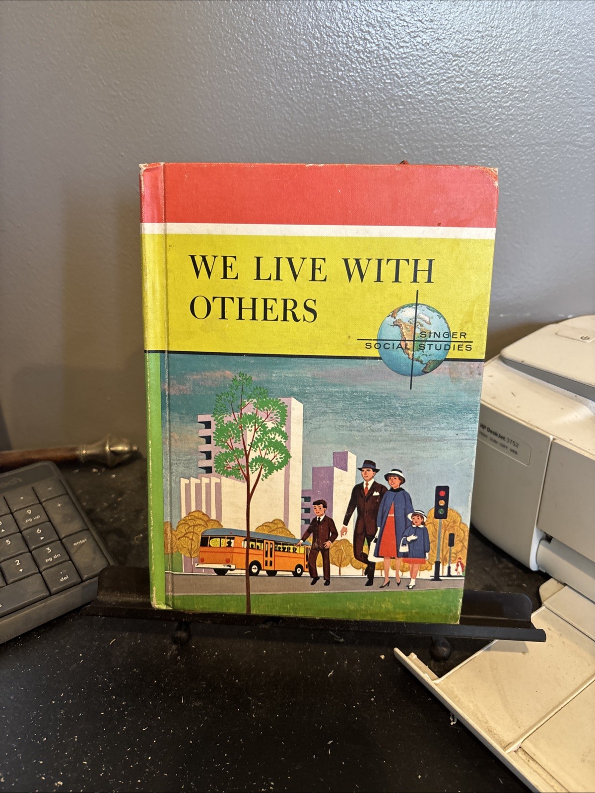 1963 We Live With Others Singer Social Studies Reading Textbook