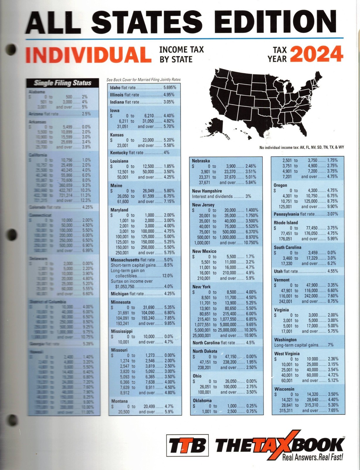THE TAXBOOK ALL STATES EDITION 2024 TAX YEAR