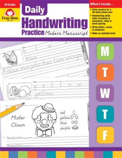 Daily Handwriting Practice Modern Manuscript, Paperback by Norris, Jill, Bran…