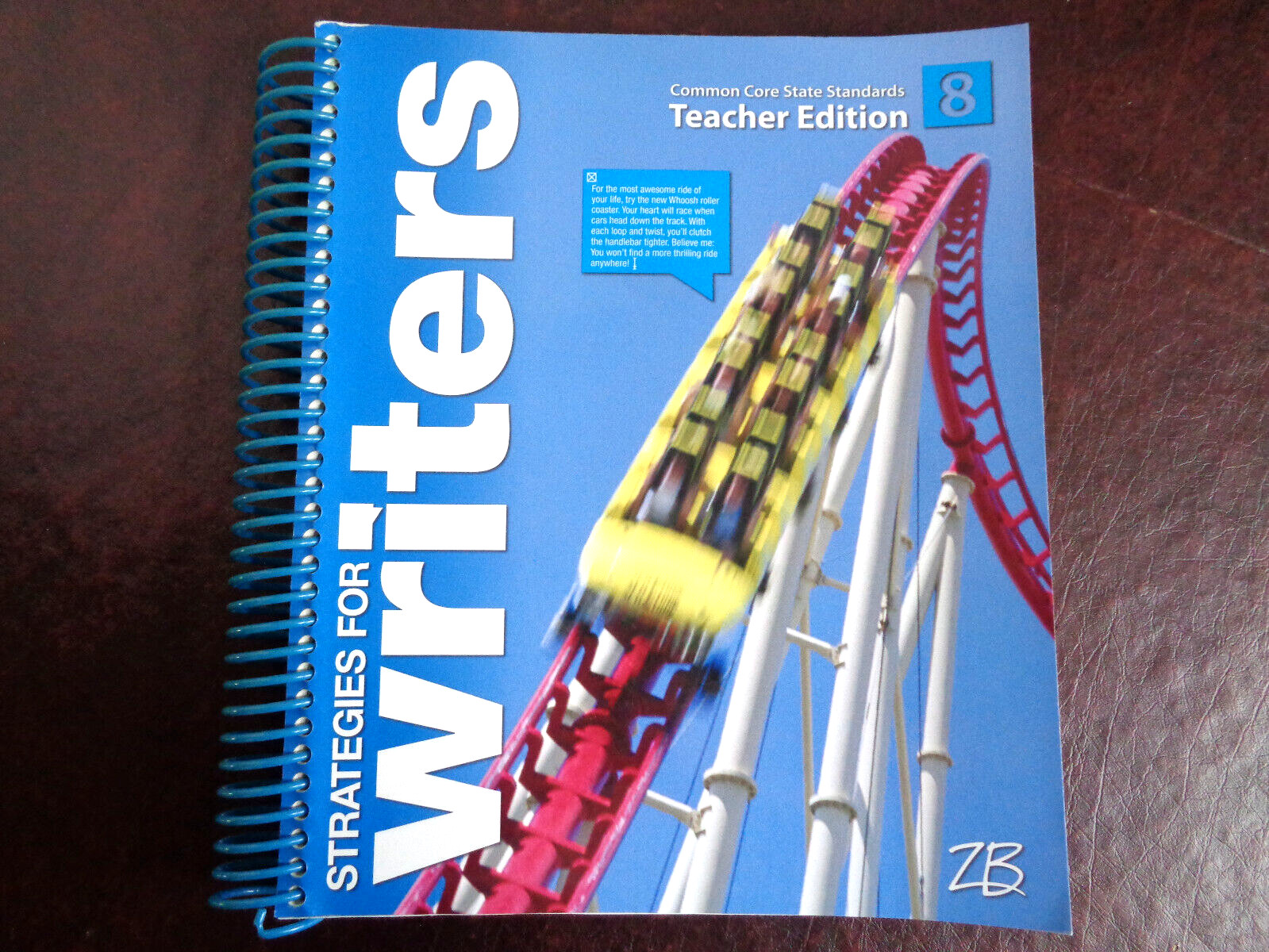 Strategies for Writers: Teacher Edition Grade 8 Ringbound 2013 w/CD Zaner-Bloser