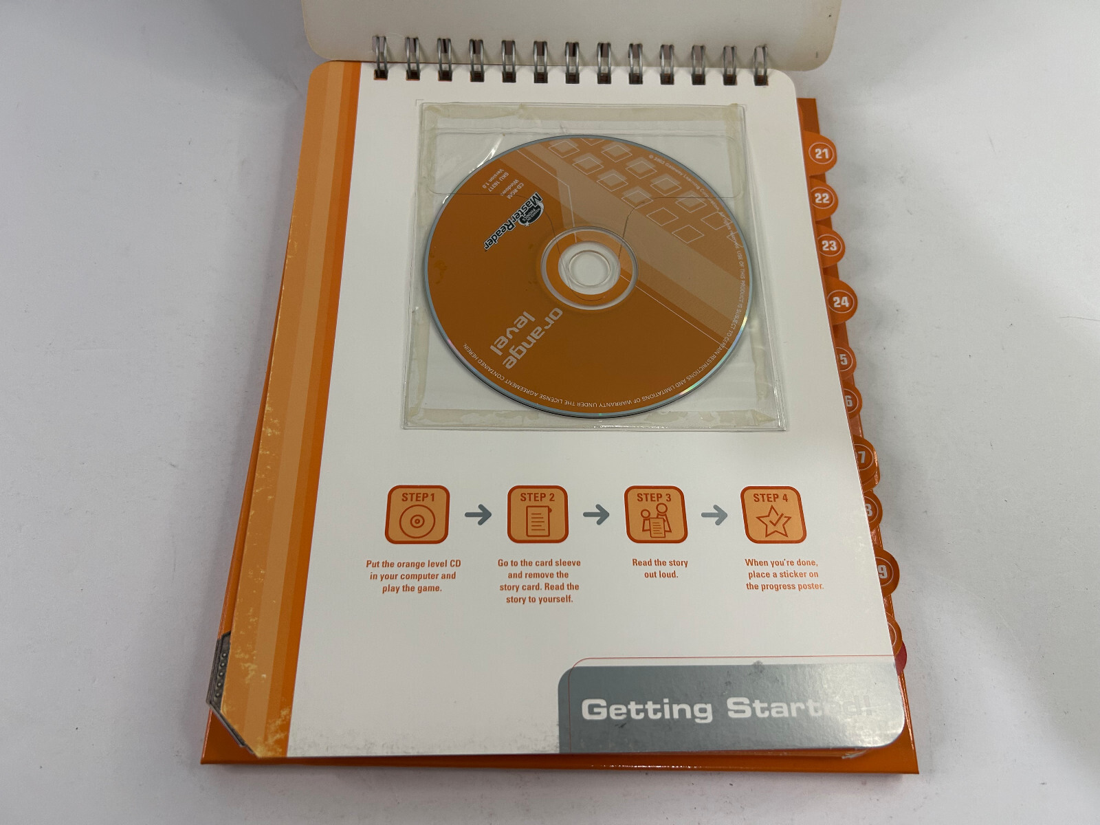 Hooked On Phonics Master Reader Flip Book with Computer Disk- Orange Level